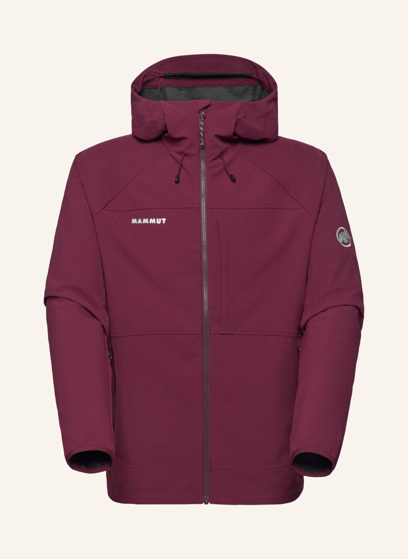 MAMMUT Ultimate Comfort SO Hooded Jacket Men: ROT