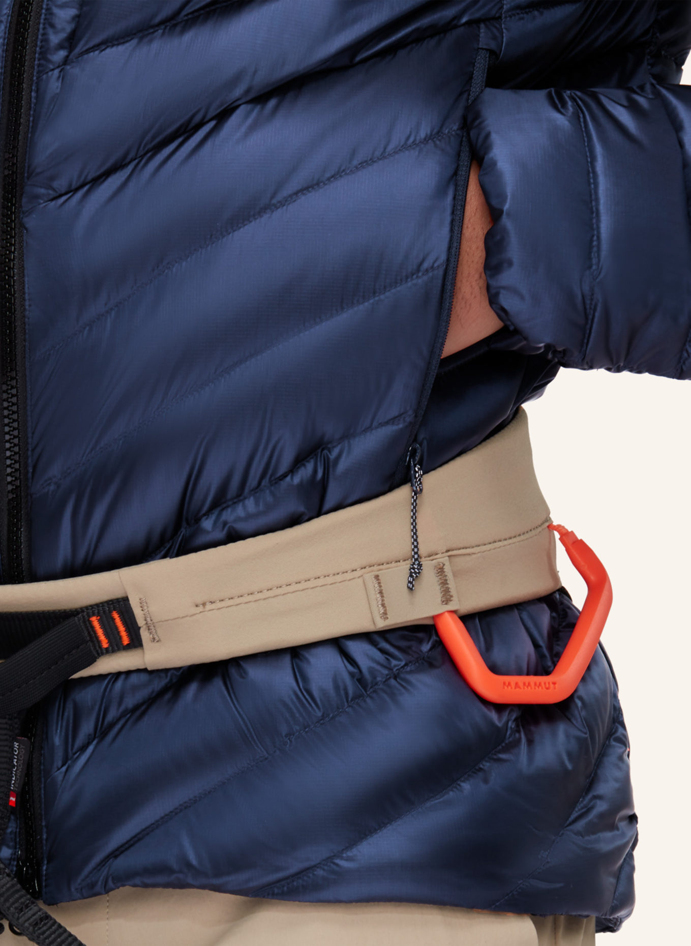MAMMUT Daunenjacke BROAD PEAK IN mit Kapuze: BLAU