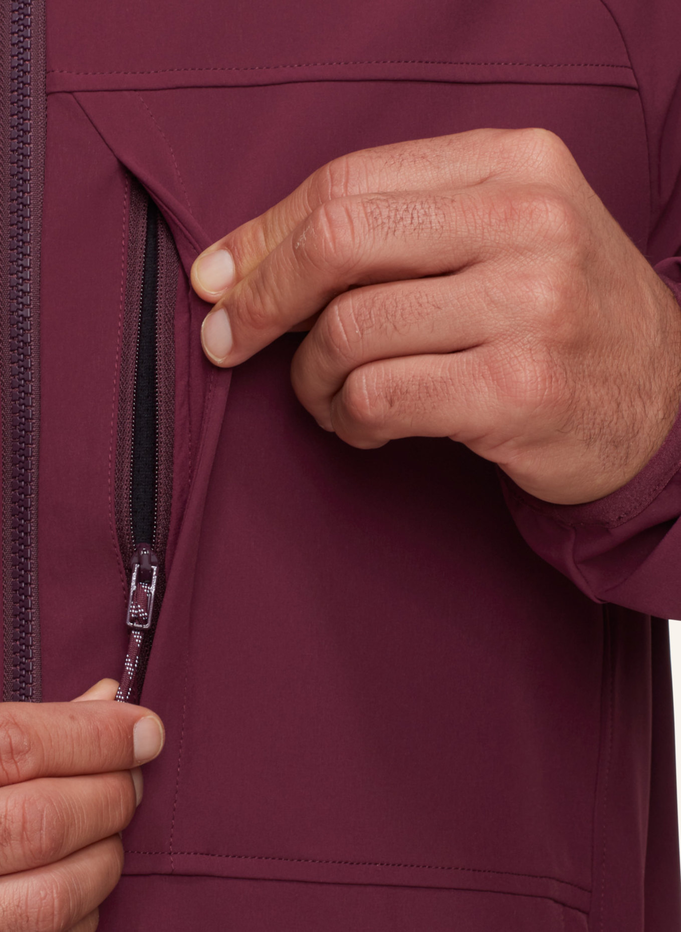 MAMMUT Ultimate Comfort SO Hooded Jacket Men: ROT