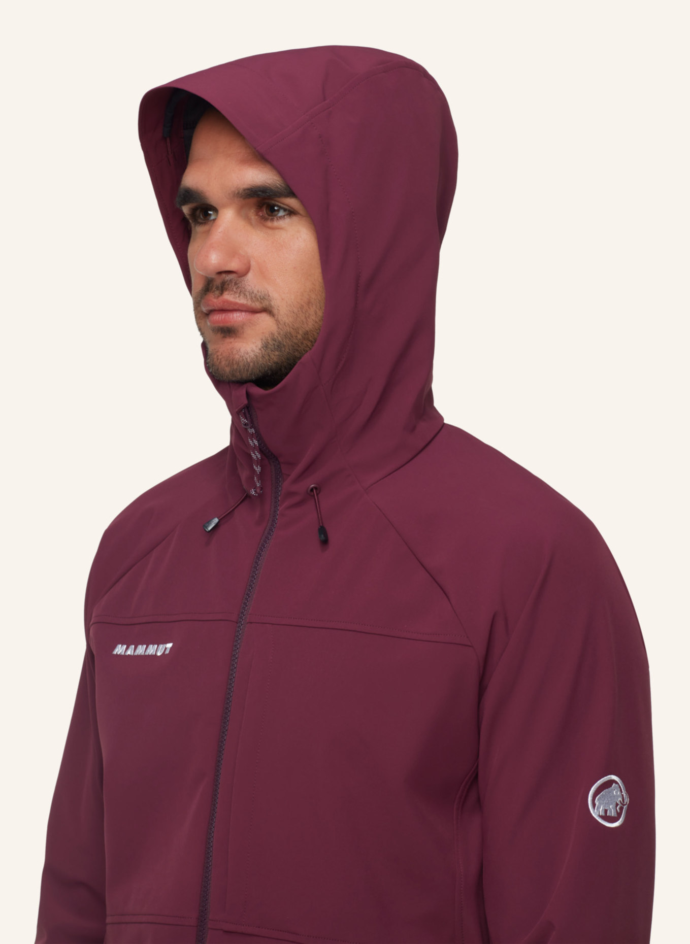 MAMMUT Ultimate Comfort SO Hooded Jacket Men: ROT