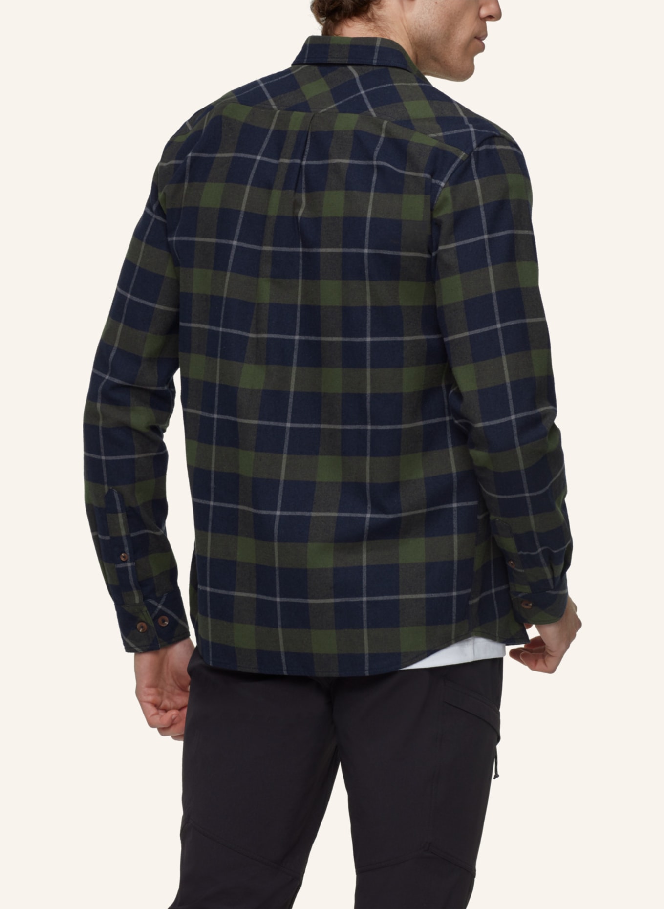 MAMMUT Langarmshirt ALVRA: BLAU