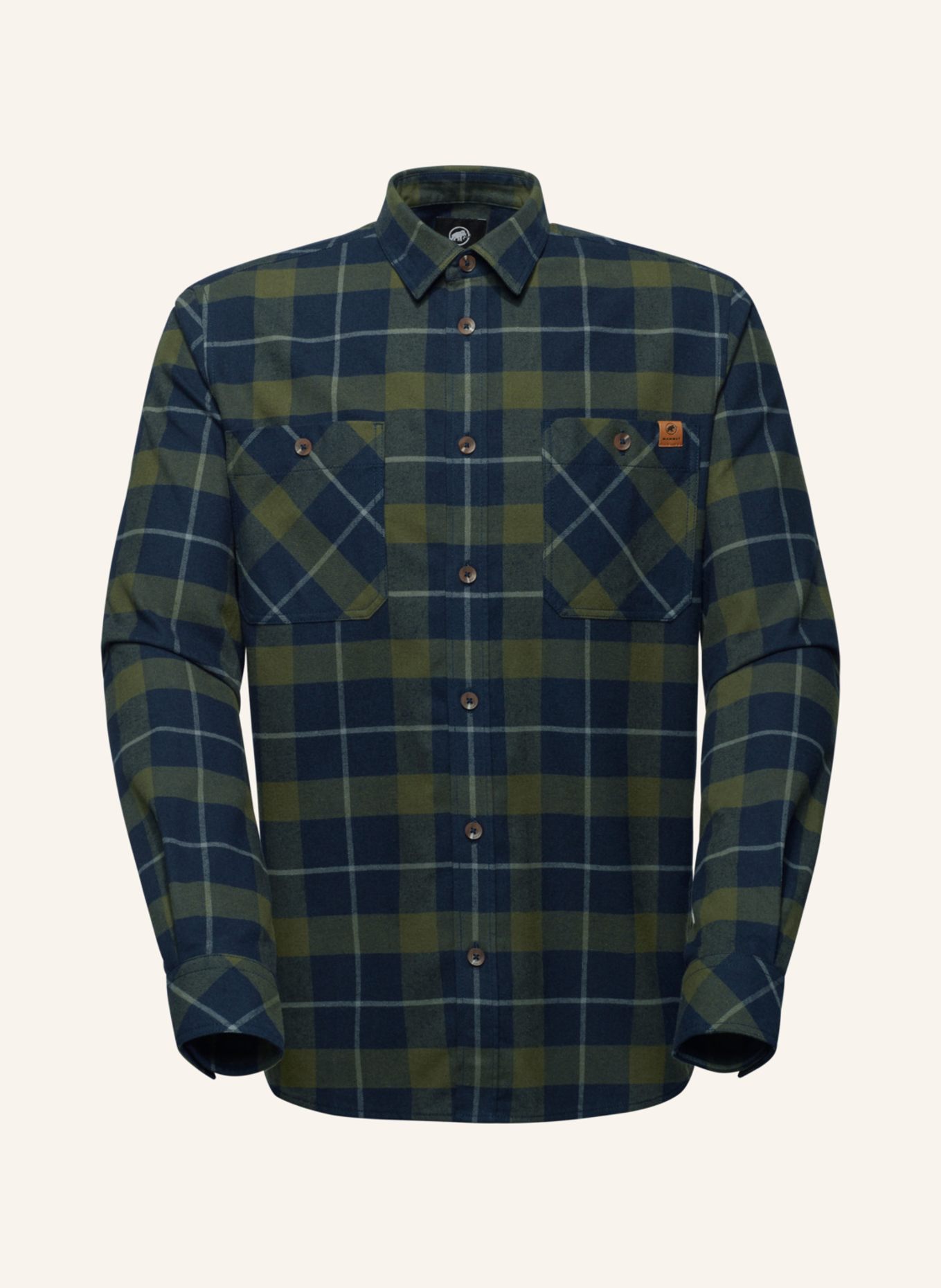 MAMMUT Langarmshirt ALVRA: BLAU