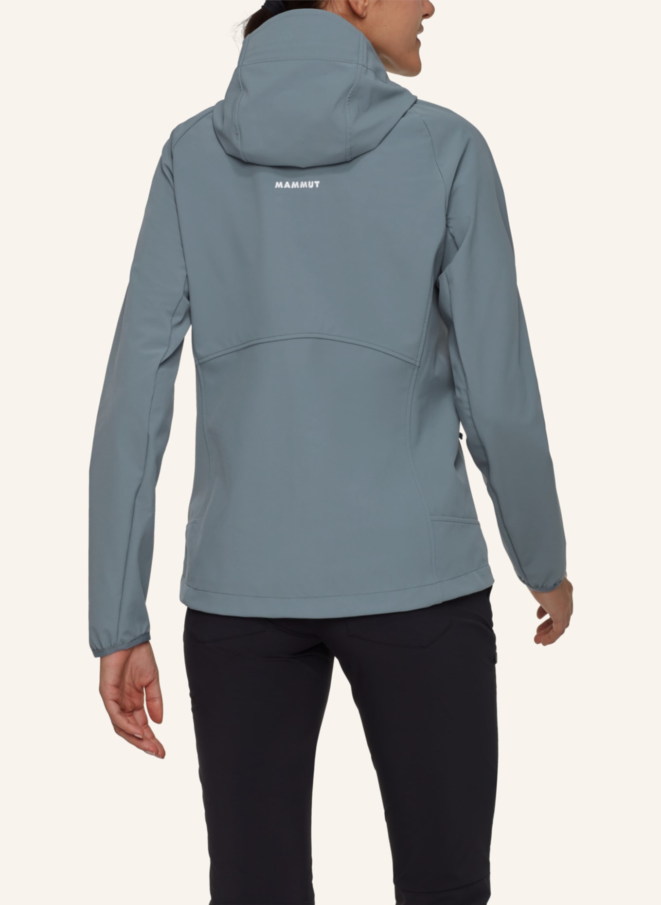 MAMMUT Softshell-Jacke ULTIMATE COMFORT SO HOODED: GRAU
