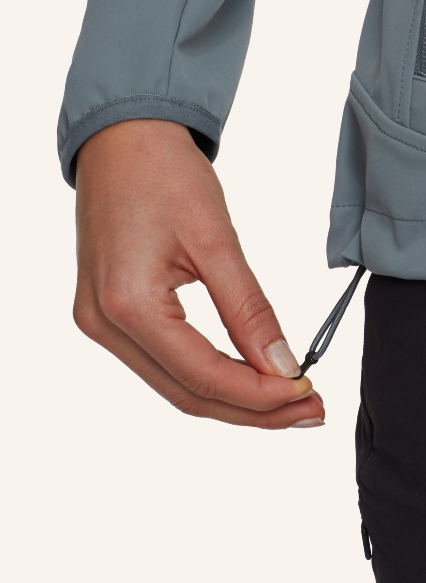 MAMMUT Softshell-Jacke ULTIMATE COMFORT SO HOODED: GRAU