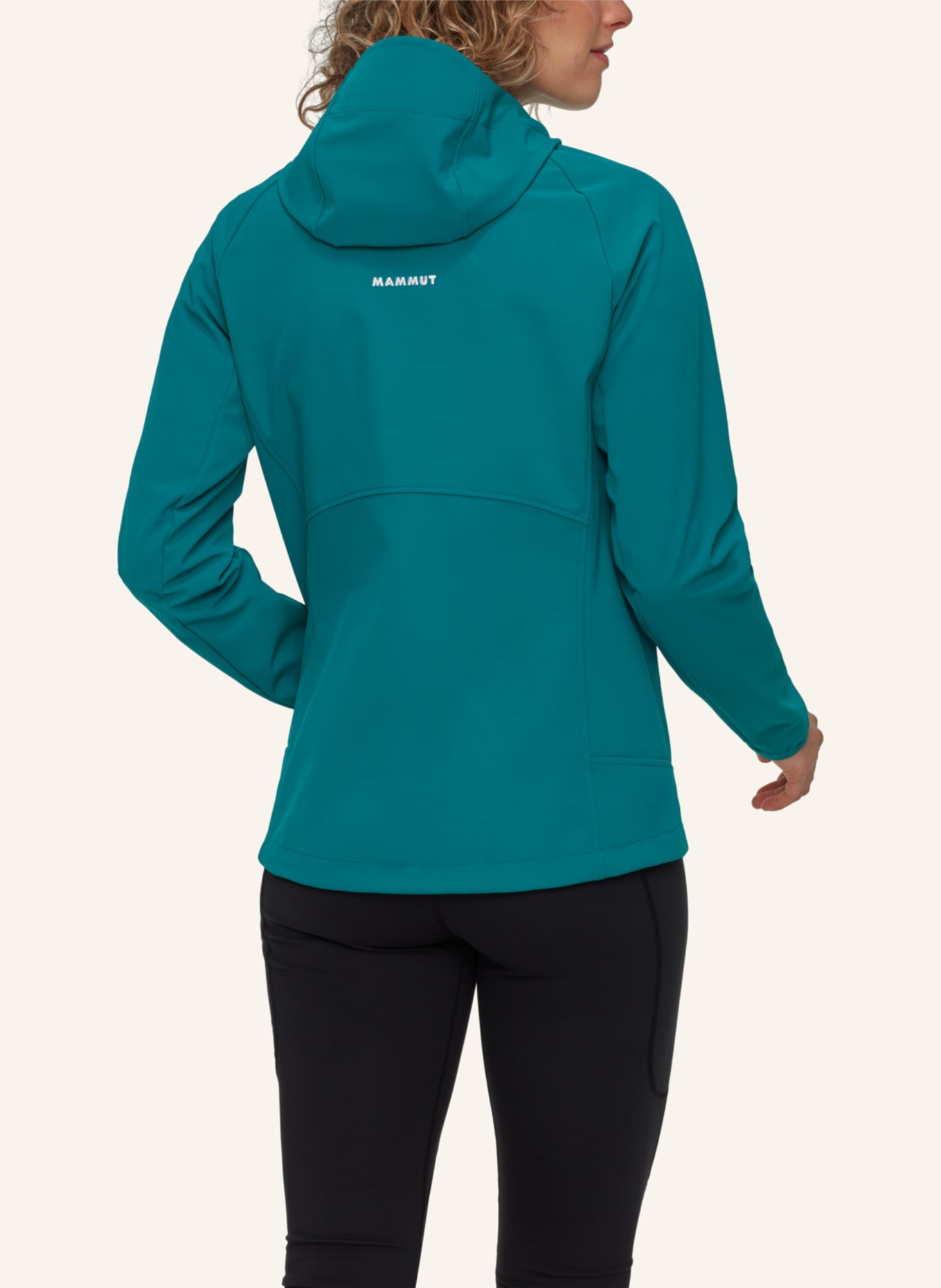 MAMMUT Softshell-Jacke ULTIMATE COMFORT SO HOODED: GRÜN