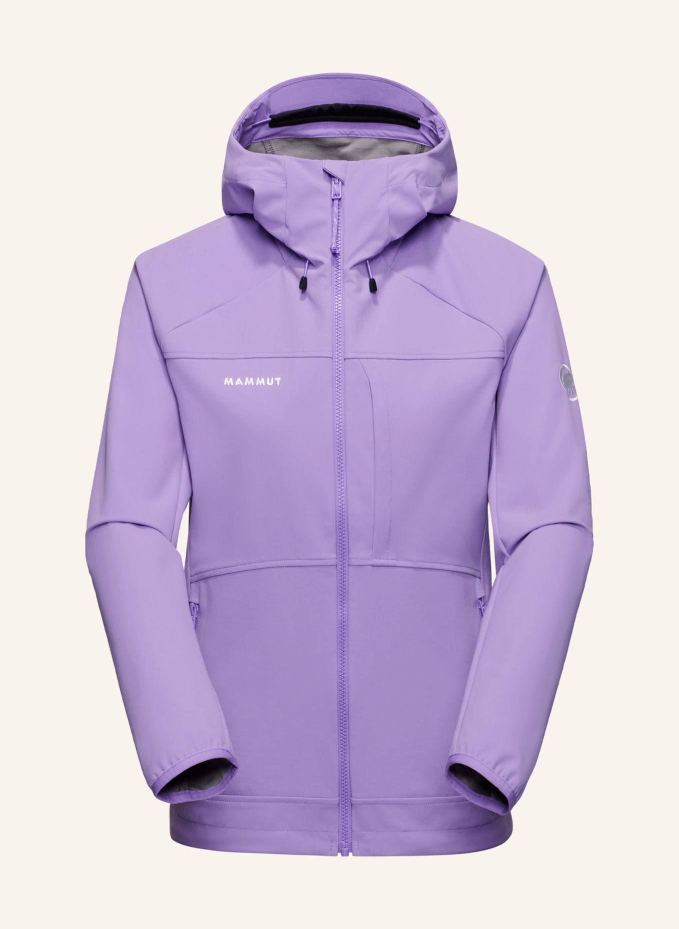 MAMMUT Softshell-Jacke ULTIMATE COMFORT SO HOODED: LILA