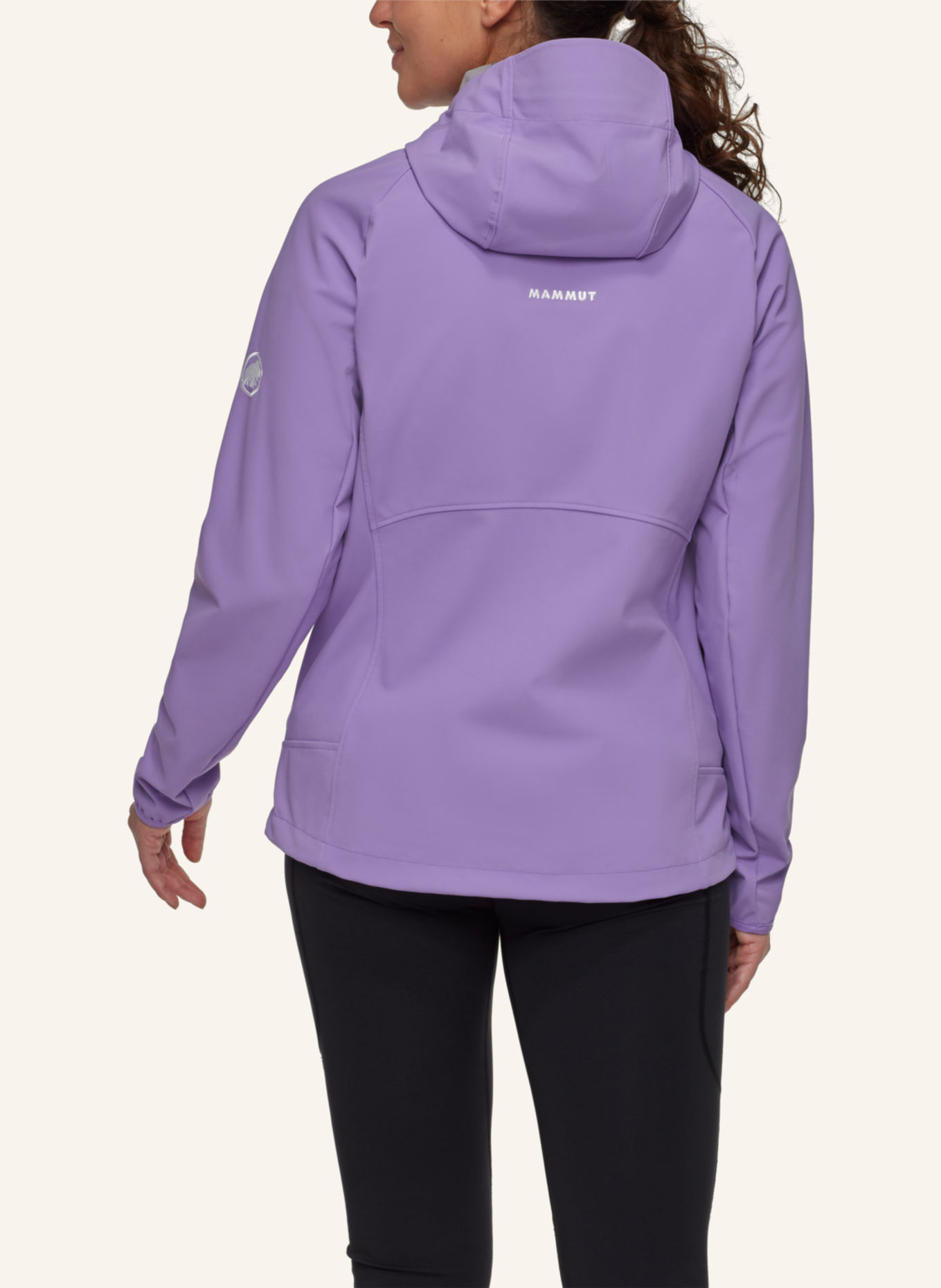 MAMMUT Softshell-Jacke ULTIMATE COMFORT SO HOODED: LILA