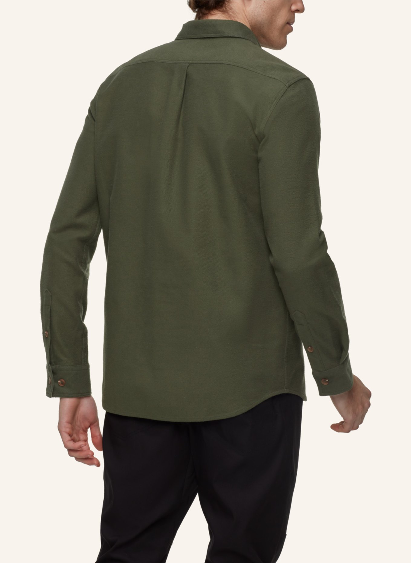 MAMMUT Langarmshirt TAMARO OVERSHIRT: GRÜN