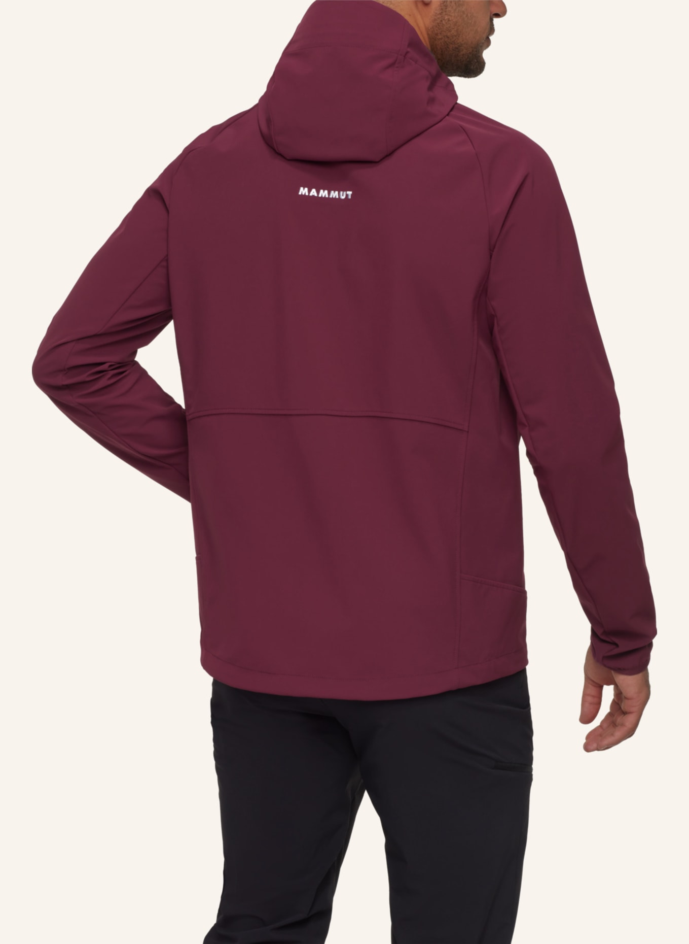 MAMMUT Ultimate Comfort SO Hooded Jacket Men: ROT