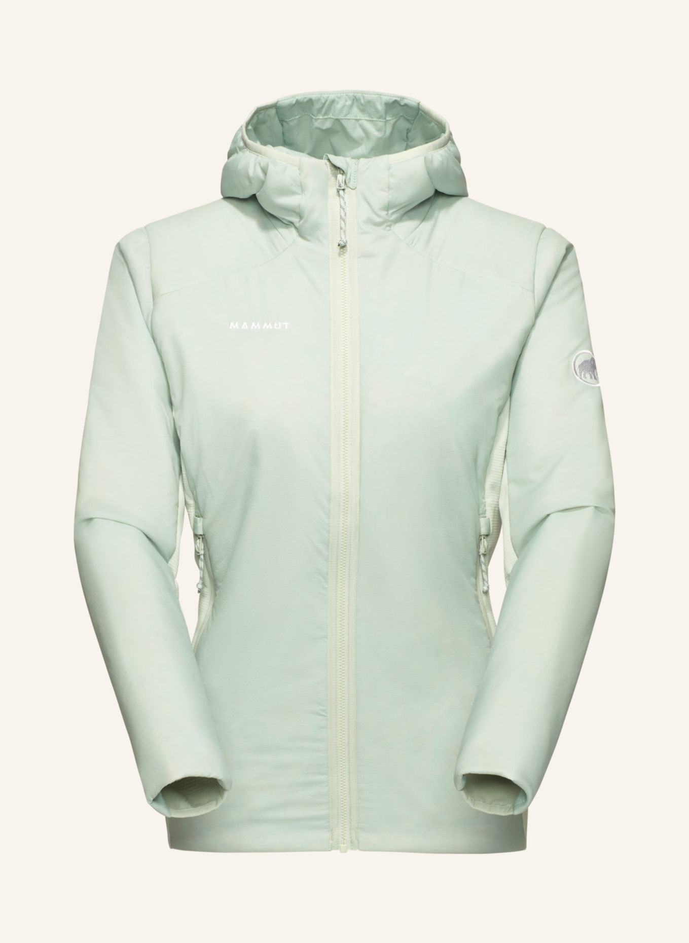 MAMMUT Hybridjacke RIME LIGHT IN HYBRID mit Kapuze: GRÜN