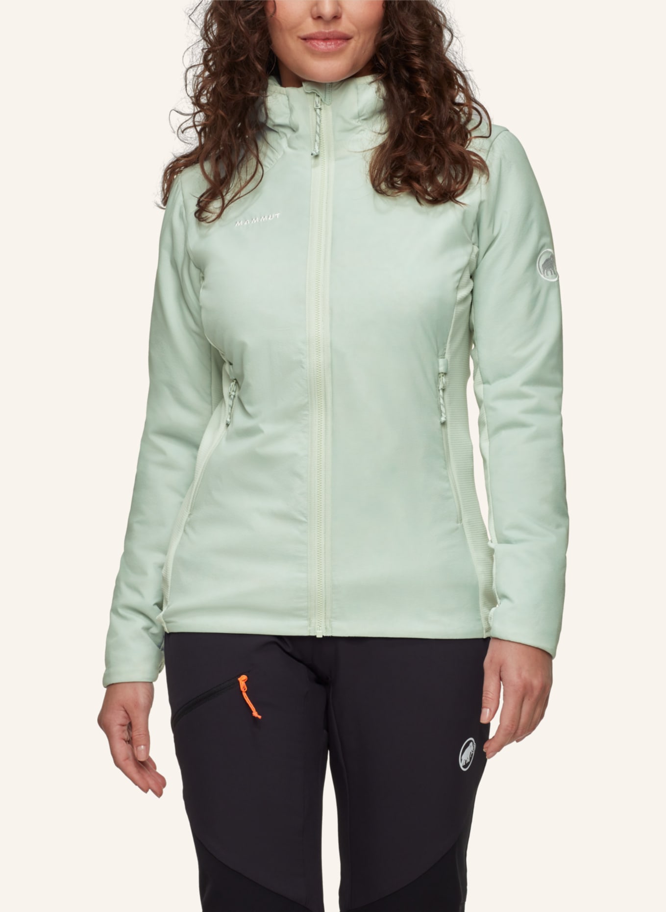 MAMMUT Hybridjacke RIME LIGHT IN HYBRID mit Kapuze: GRÜN