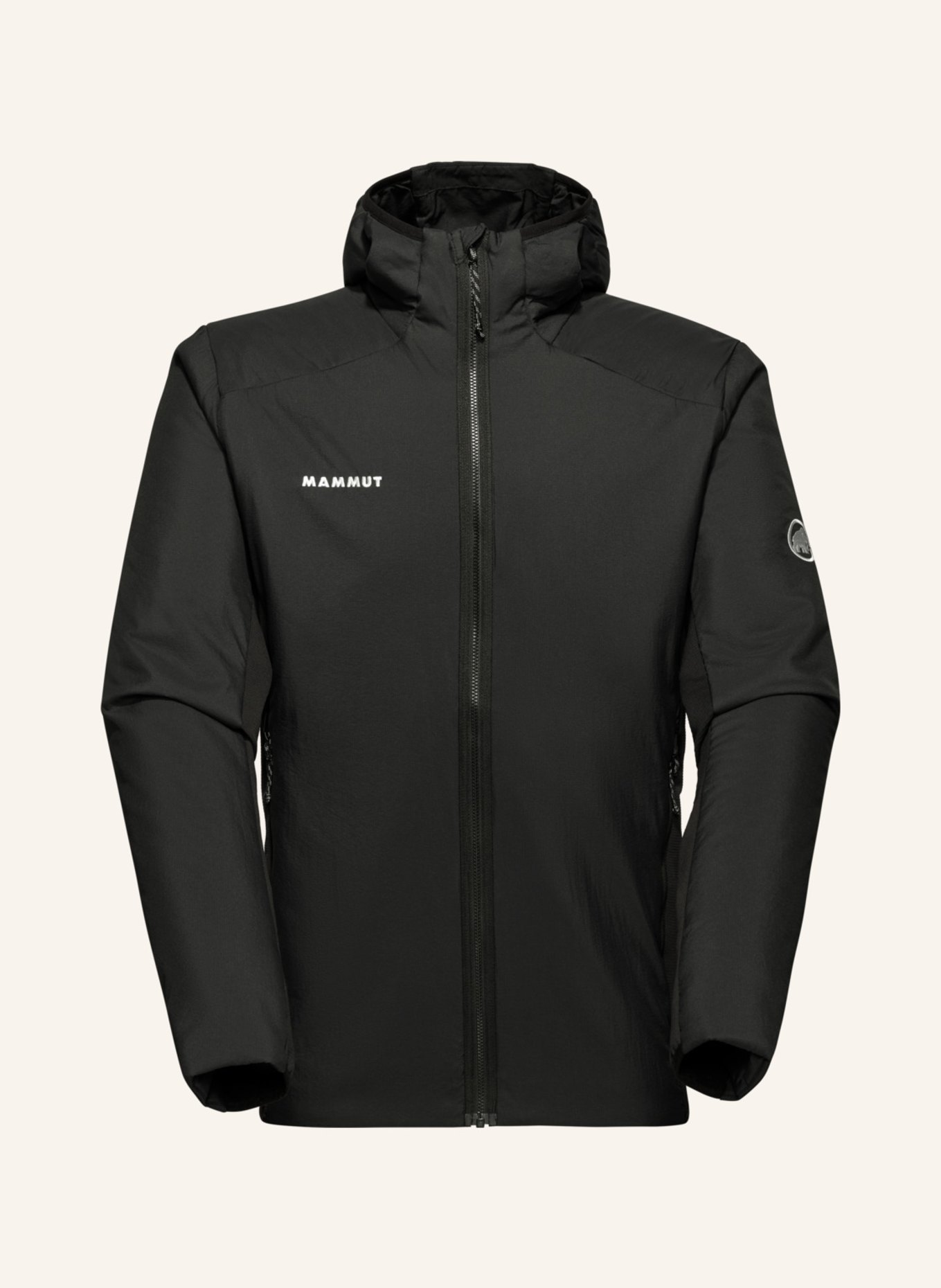 MAMMUT Hybridjacke RIME LIGHT IN HYBRID mit Kapuze: SCHWARZ