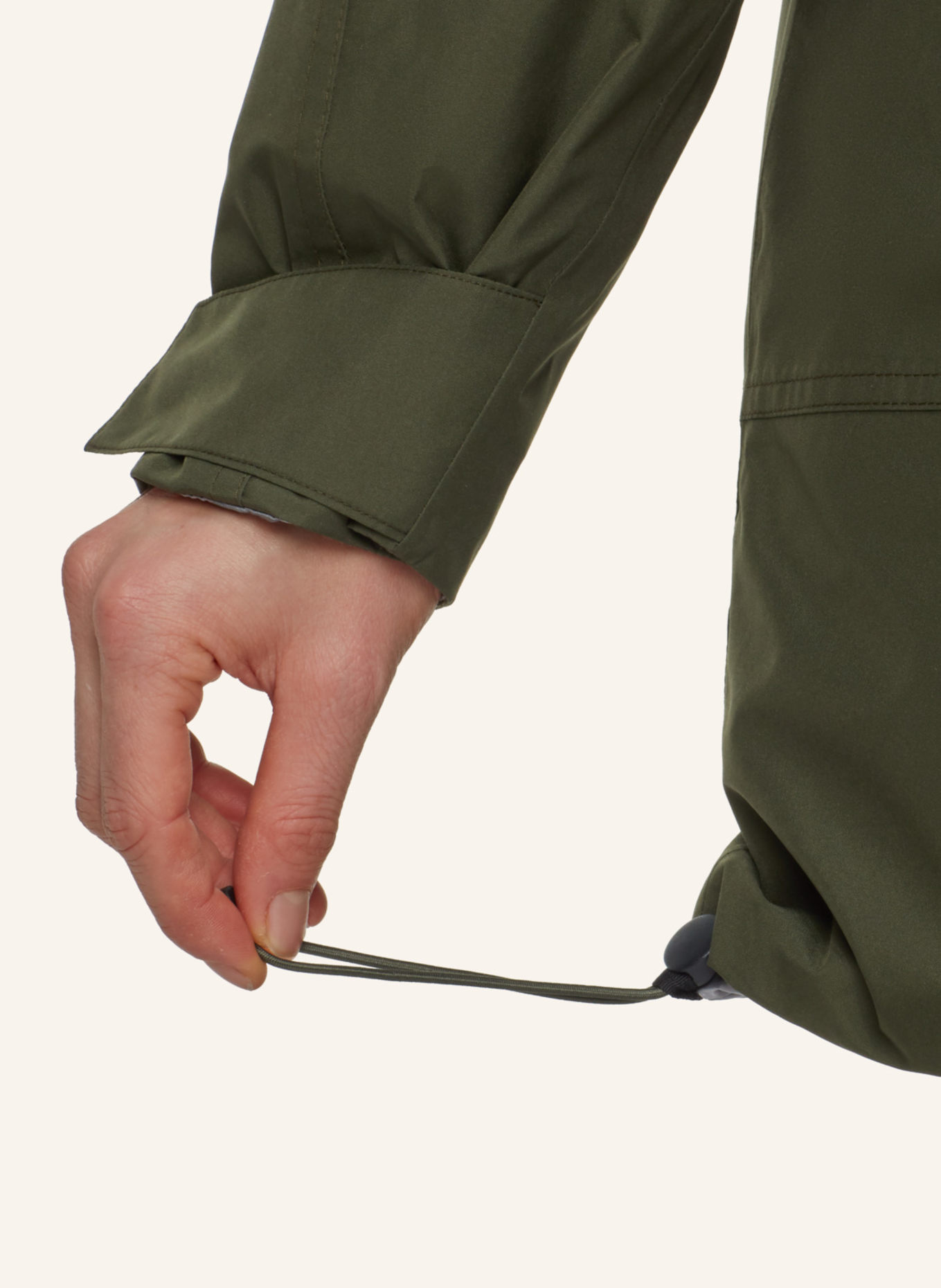 MAMMUT Winterparka TREELINE HS THERMO mit Kapuze: GRÜN