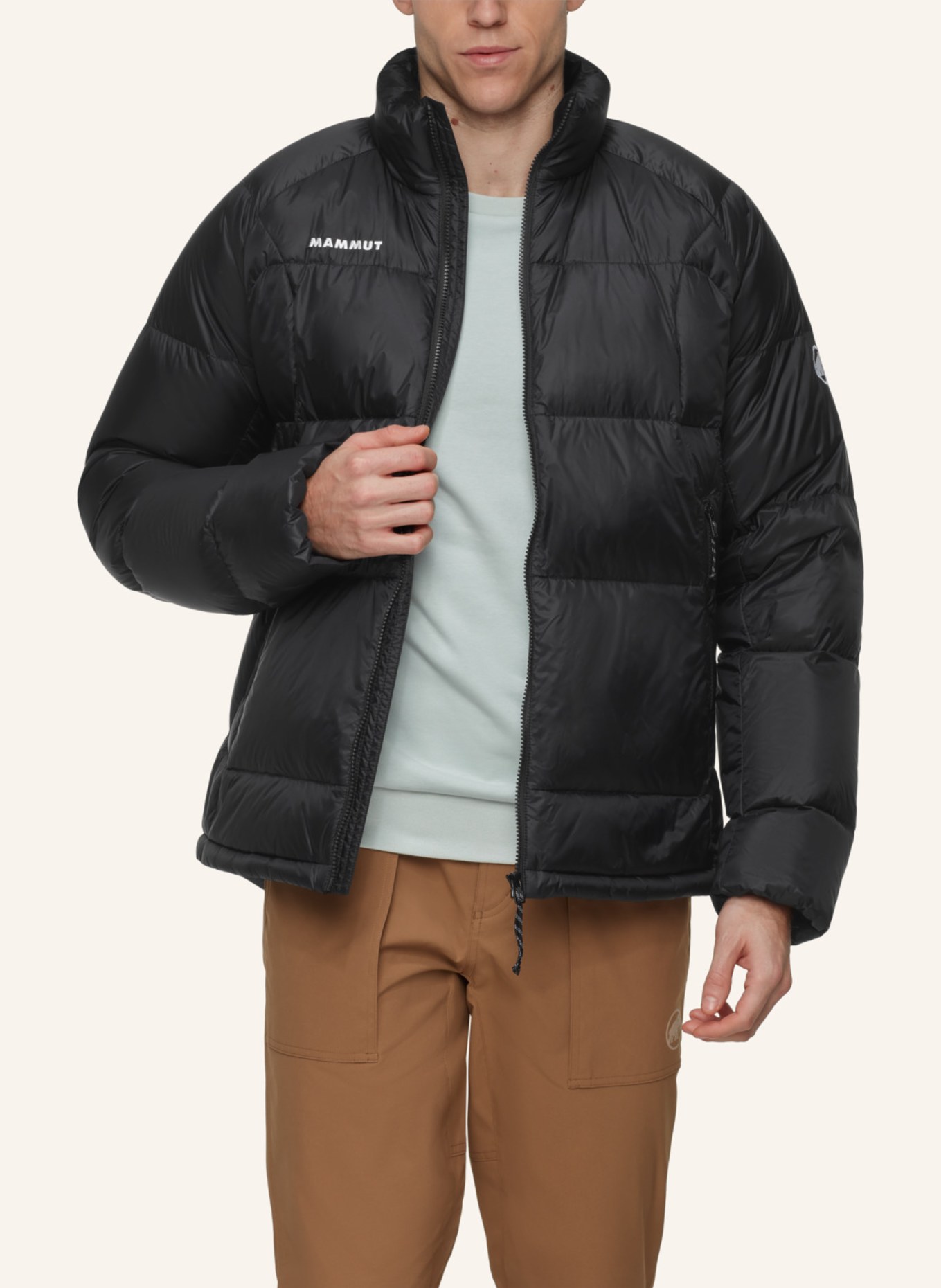 MAMMUT Daunenjacke GLACIER GLOW IN: SCHWARZ