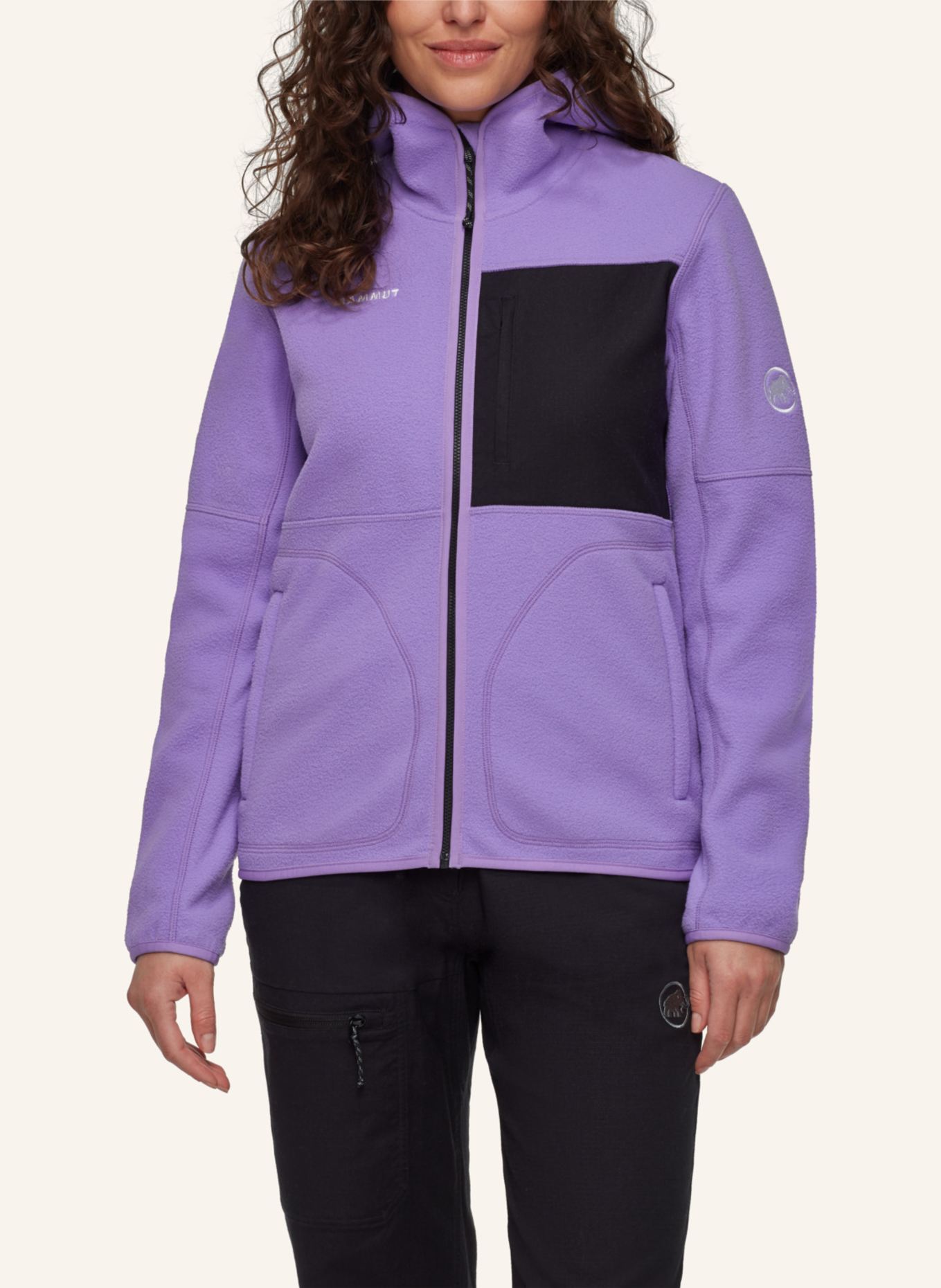 MAMMUT Fleecejacke TAMARO ML HOODED: LILA
