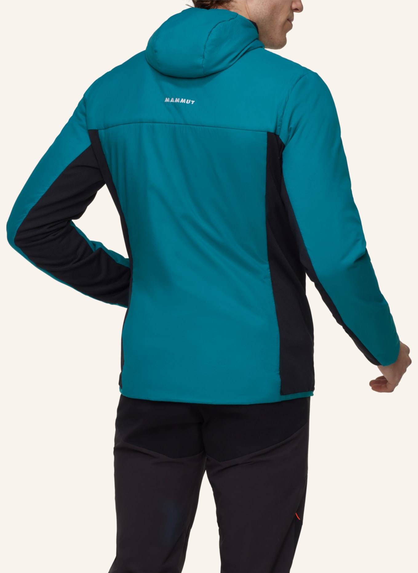 MAMMUT Hybridjacke RIME LIGHT IN HYBRID mit Kapuze: GRÜN