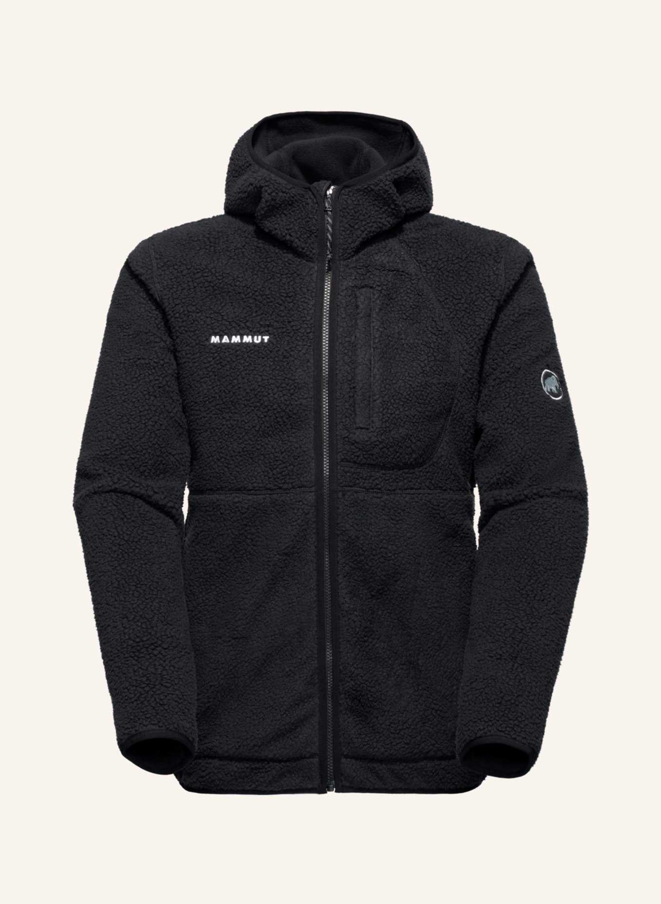 MAMMUT Midlayer-Jacke FALERA PRO ML mit Kapuze: SCHWARZ