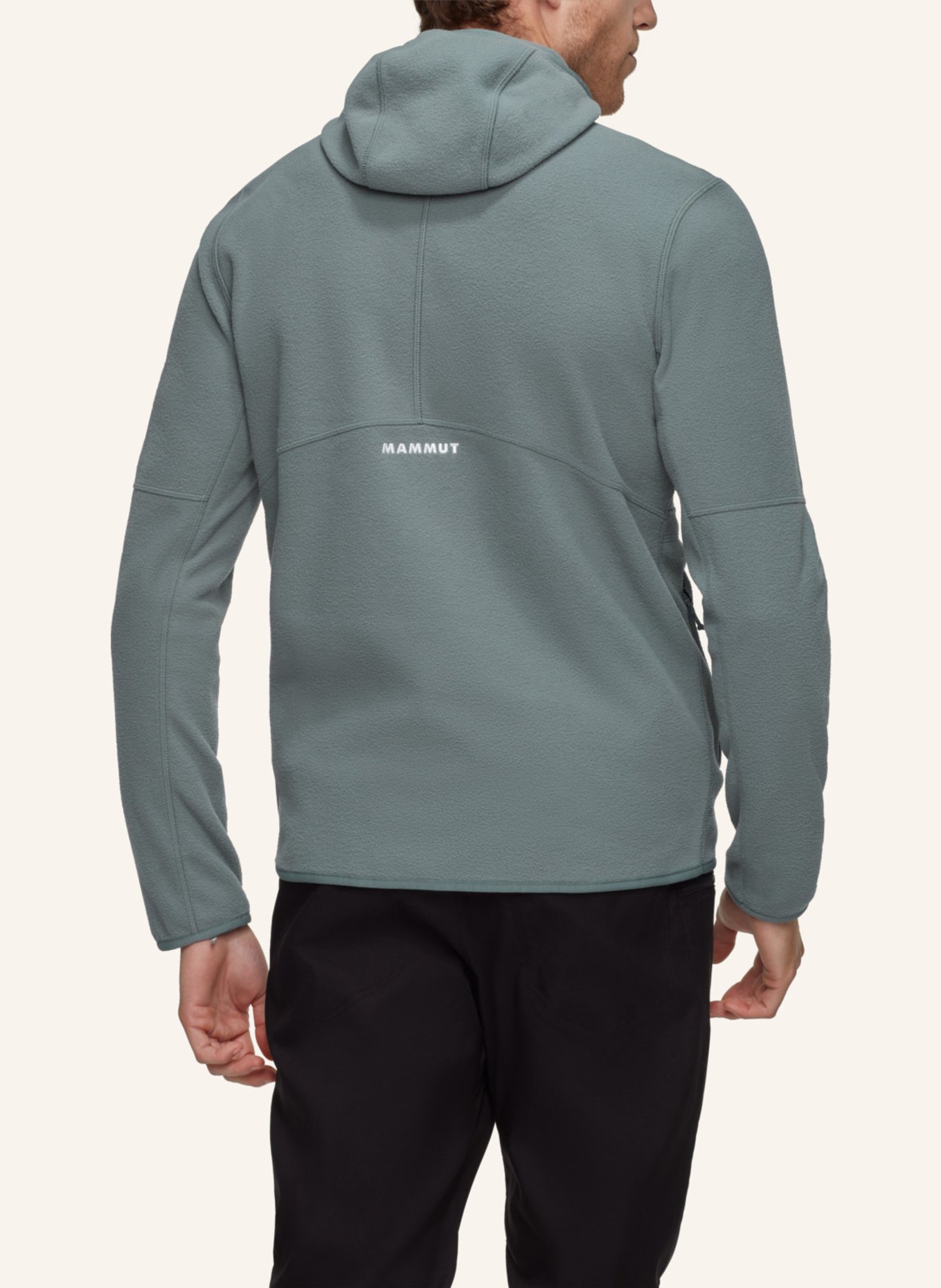 MAMMUT Midlayerjacke TAMARO ML mit Kapuze: SCHWARZ