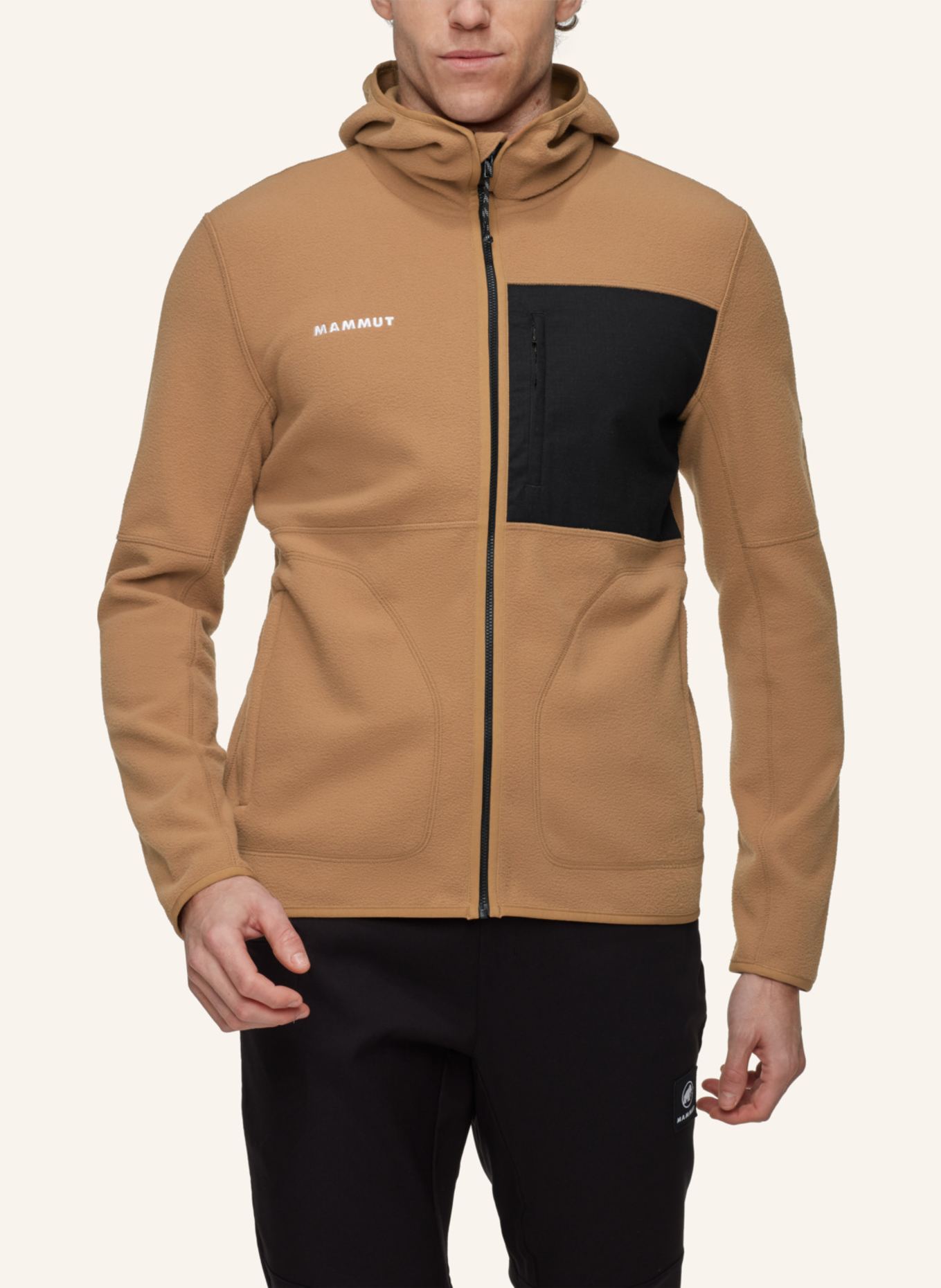 MAMMUT Midlayerjacke TAMARO ML mit Kapuze: BRAUN