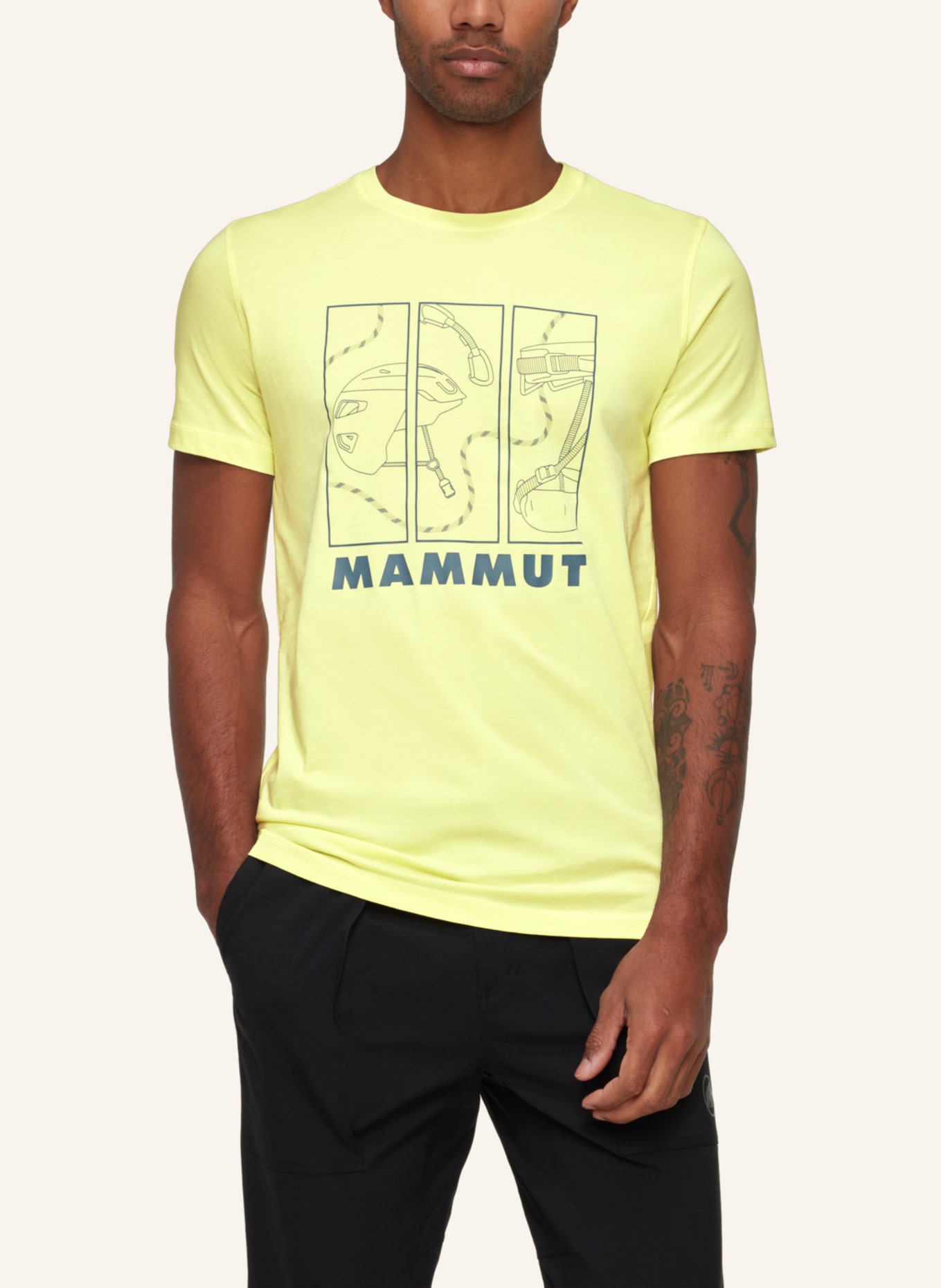 MAMMUT T-Shirt CORE GEAR: GELB
