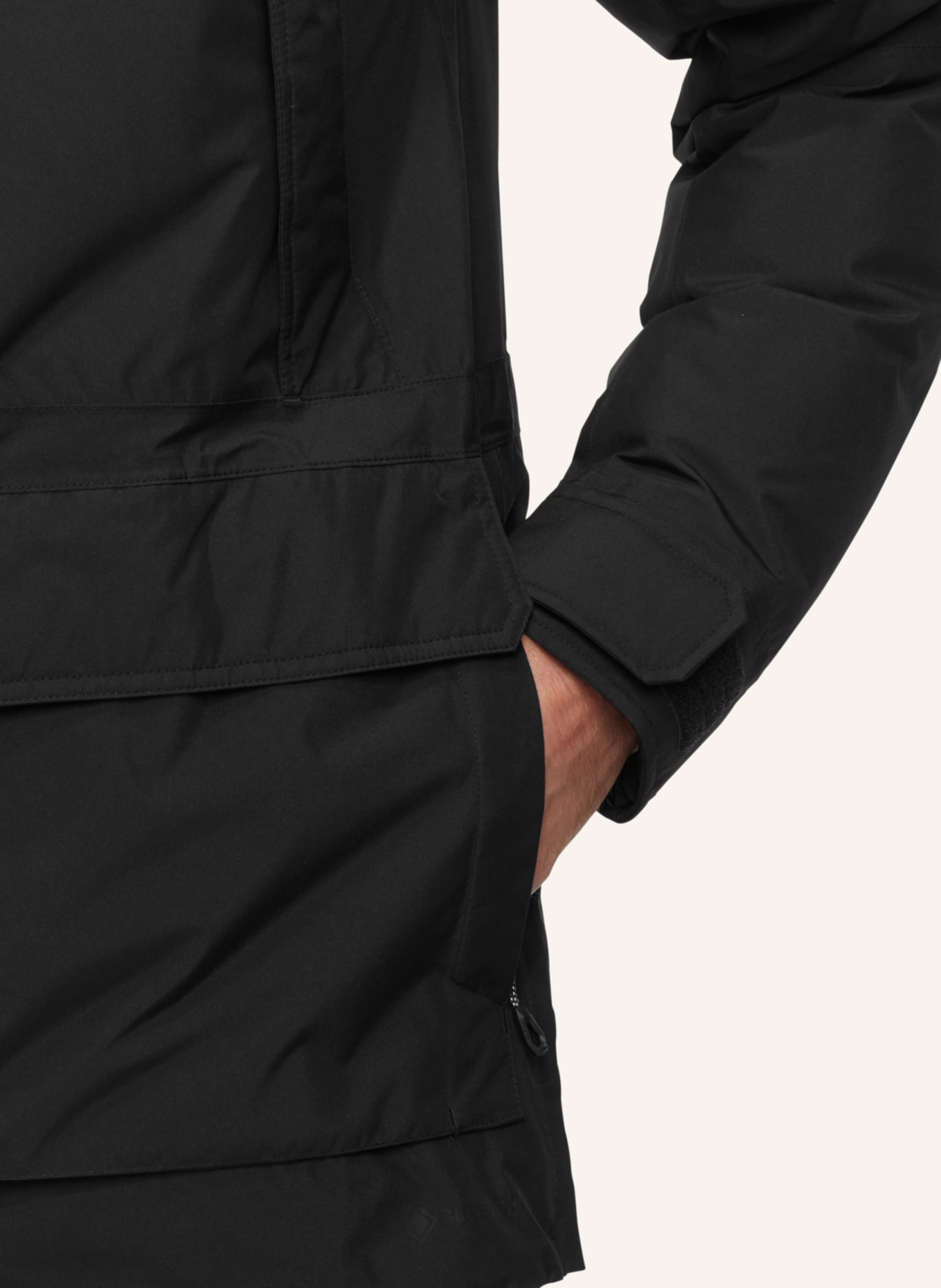 MAMMUT Winterjacke OBELISK GORE-TEX HS THERMO: SCHWARZ