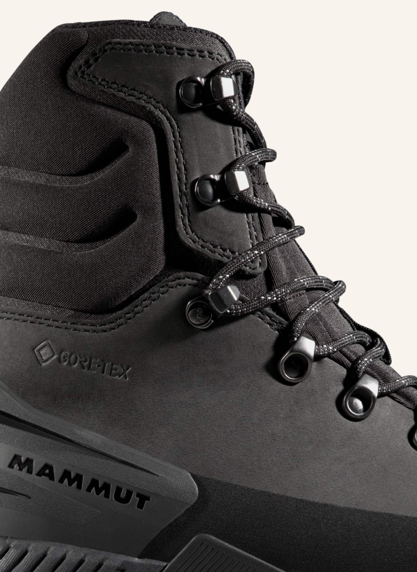 MAMMUT Wanderschuh BLACKFIN LEATHER HIGH GTX: SCHWARZ