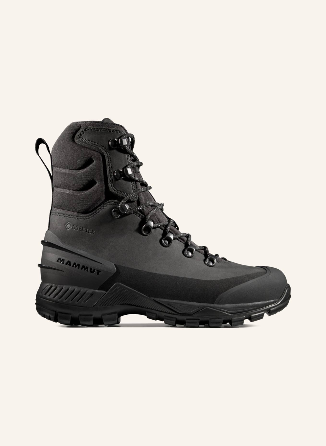 MAMMUT Wanderschuh BLACKFIN LEATHER HIGH GTX: SCHWARZ