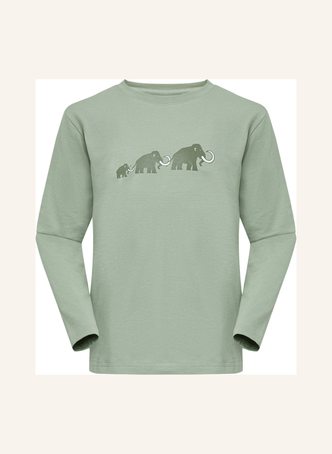 MAMMUT Mammut Mammut Core Longsleeve Kids Logo: GRÜN