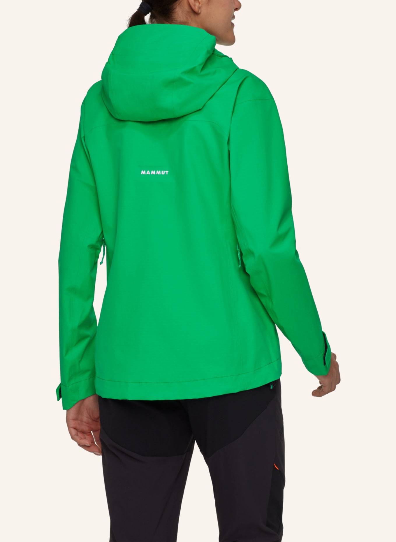 MAMMUT Hardshelljacke TAISS mit Kapuze: GRÜN