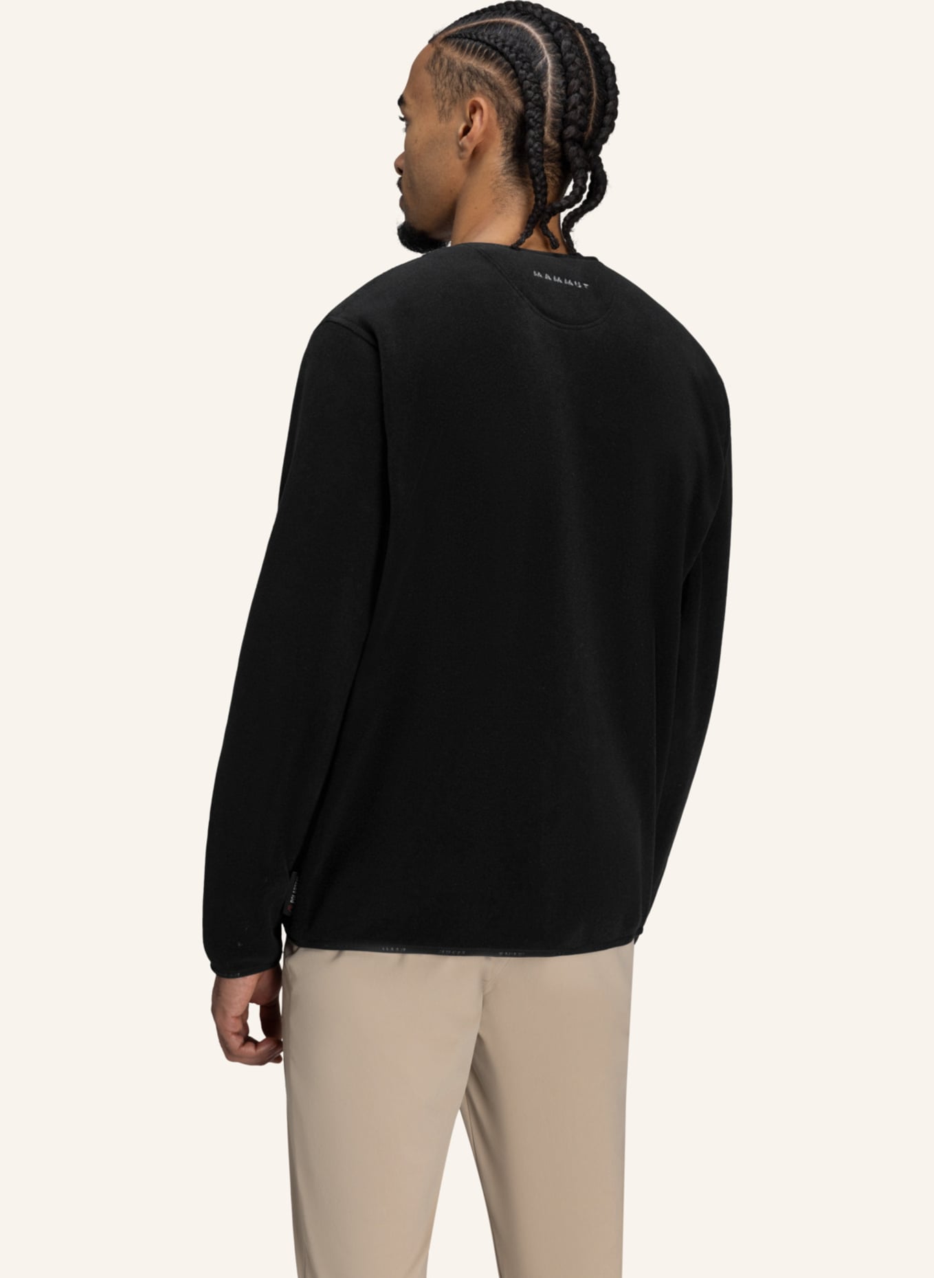 MAMMUT Midlayerjacke TAMARO ML mit Kapuze: SCHWARZ