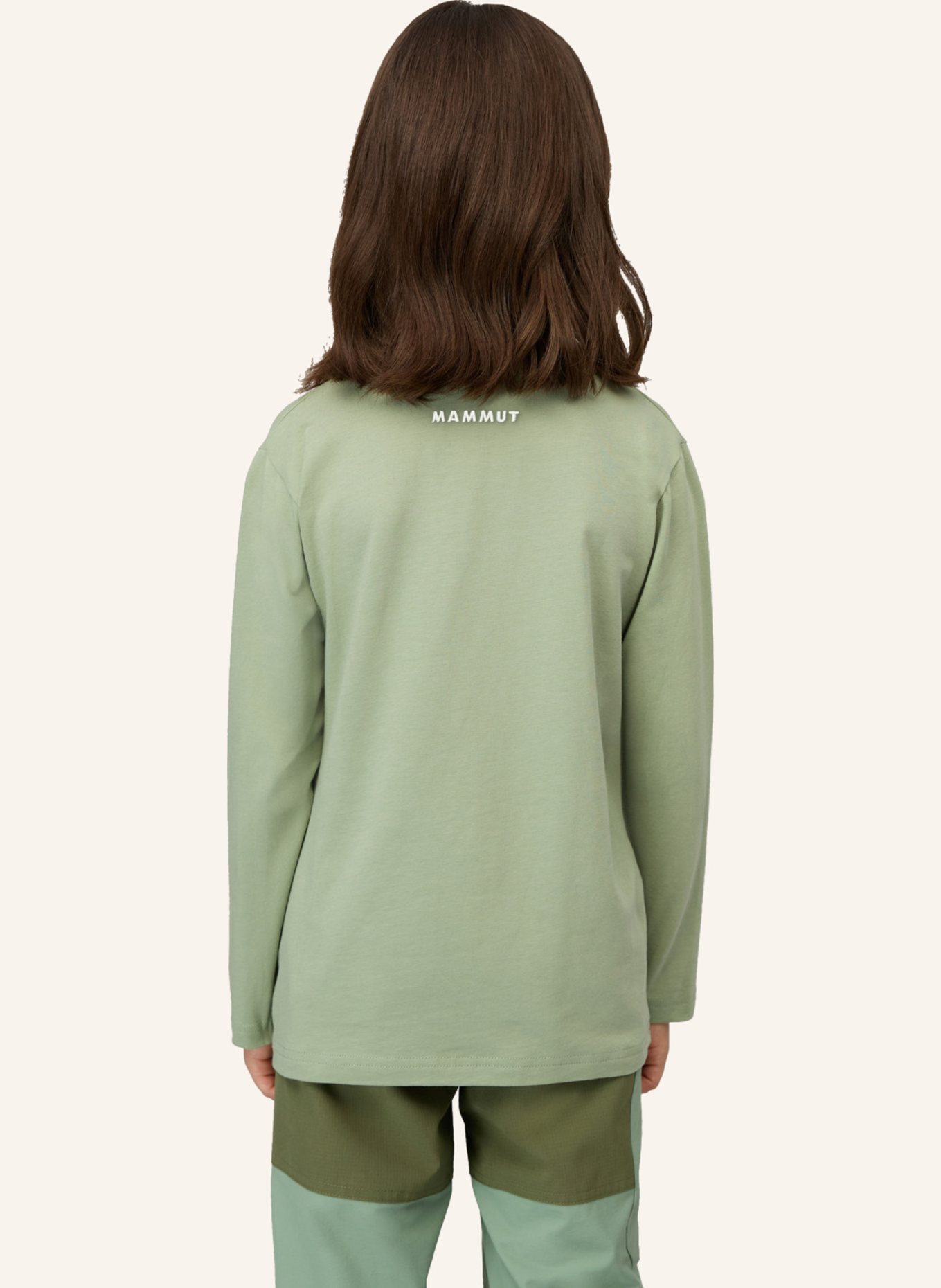 MAMMUT Mammut Mammut Core Longsleeve Kids Logo: GRÜN