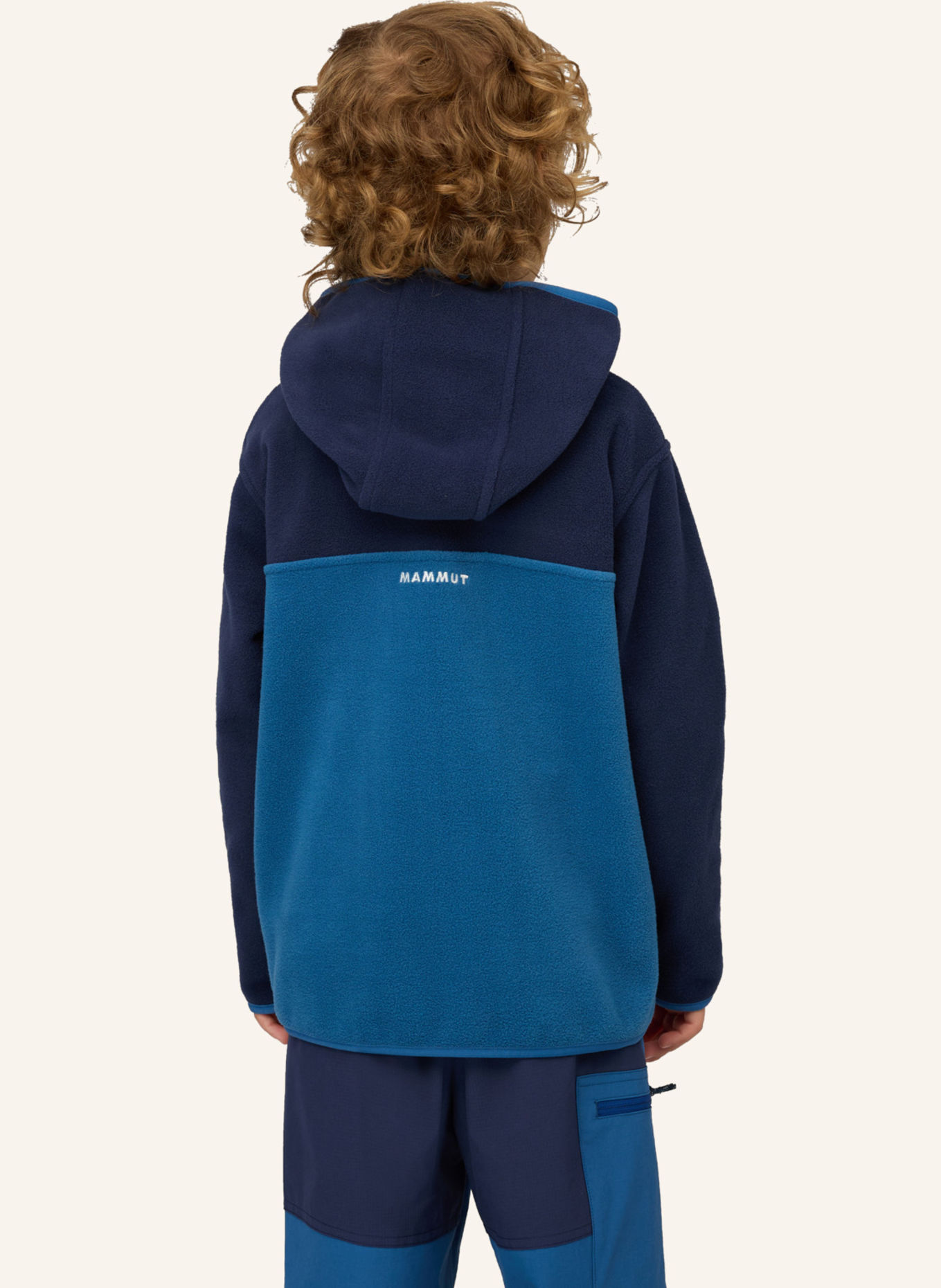 MAMMUT Midlayer-Jacke WAYMARKER ML mit Kapuze: BLAU