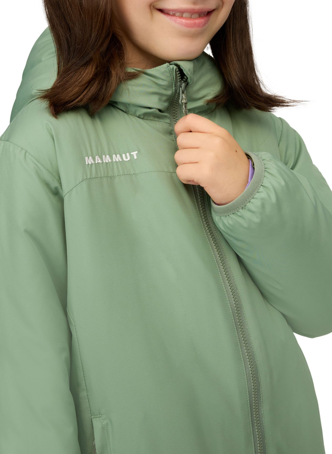 MAMMUT Isolationsjacke RIME IN mit Kapuze: GRÜN