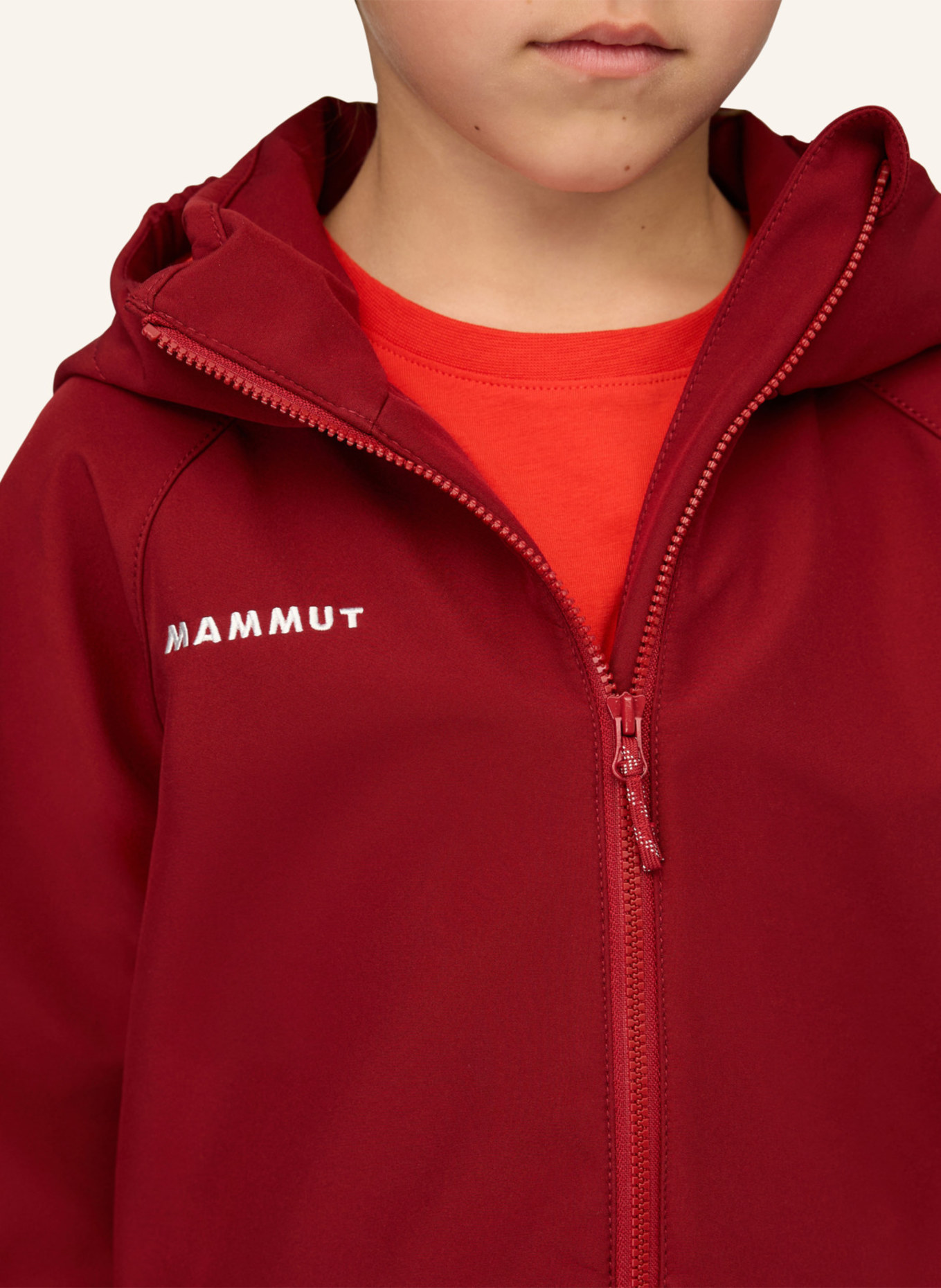 MAMMUT Softshelljacke ULTIMATE COMFORT SO mit Kapuze: ROT