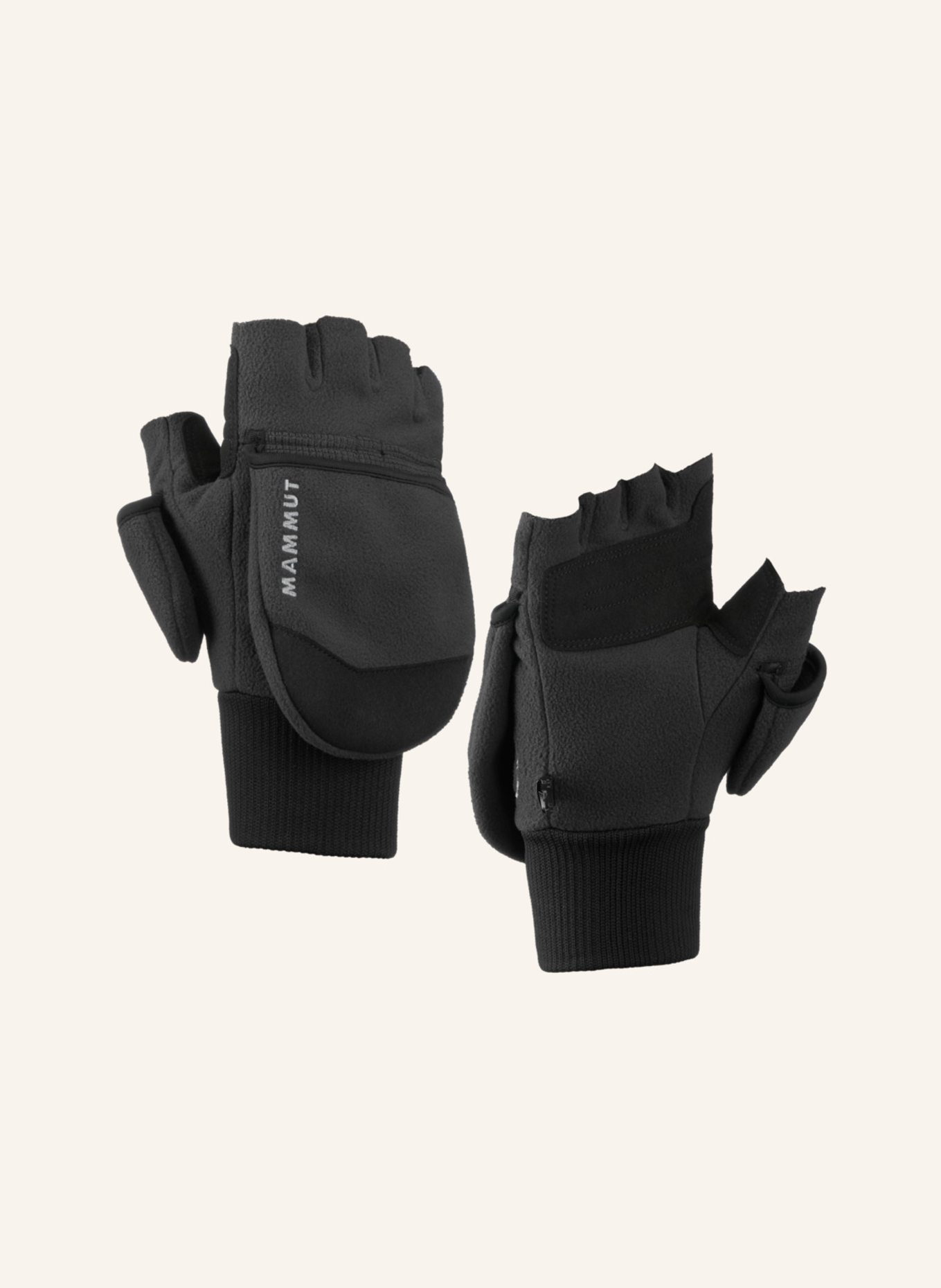 MAMMUT Handschuh SHELTER SO CONVERTIBLE: SCHWARZ