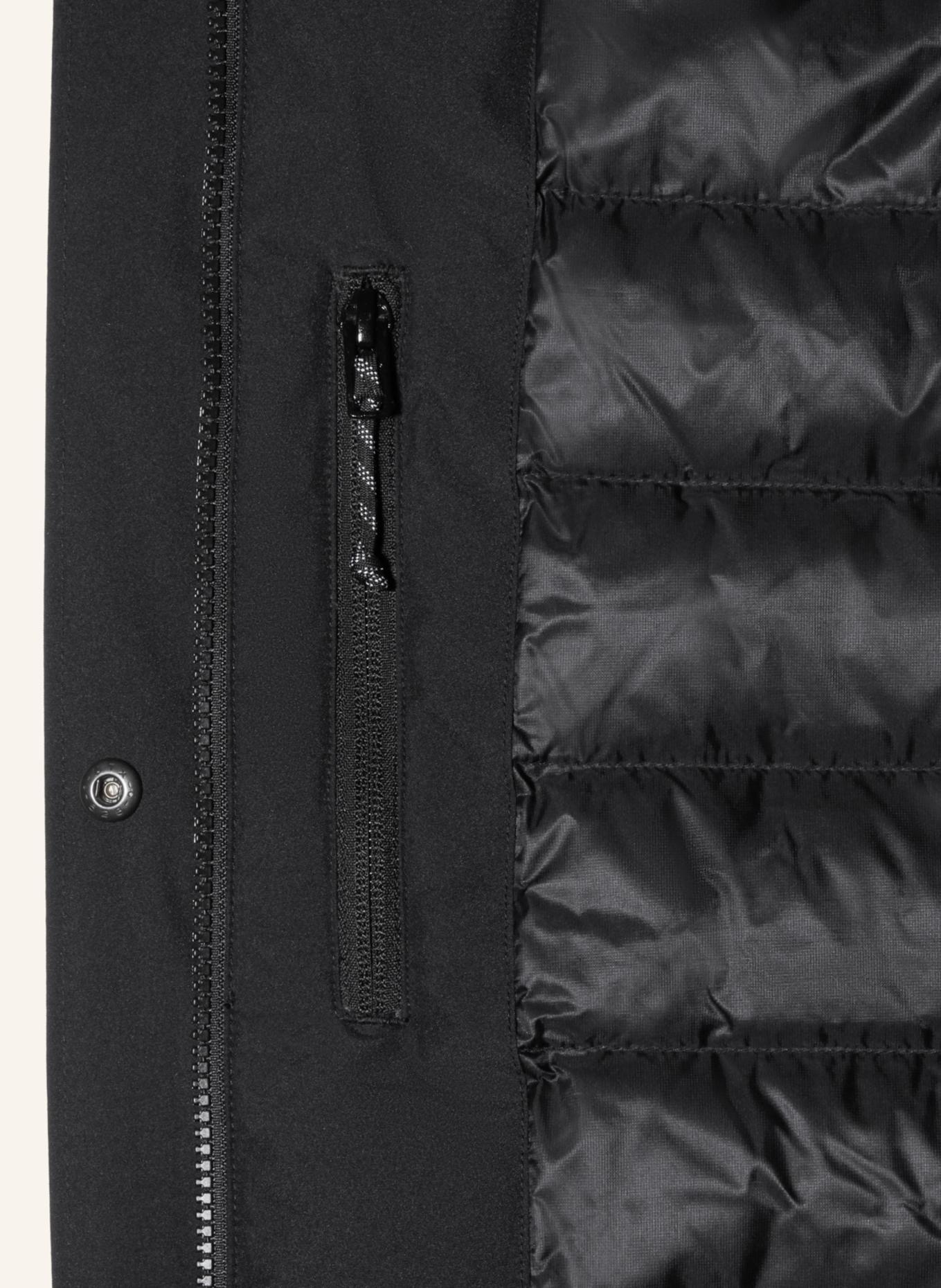 MAMMUT Winterparka TREELINE HS THERMO mit Kapuze: SCHWARZ