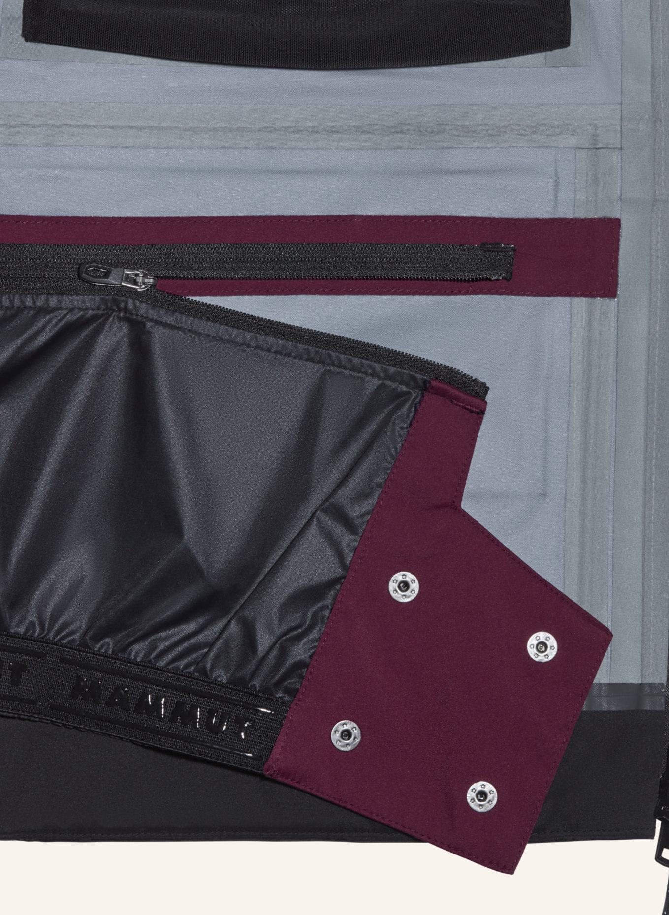 MAMMUT Hardshell-Skijacke HALDIGRAT: ROT