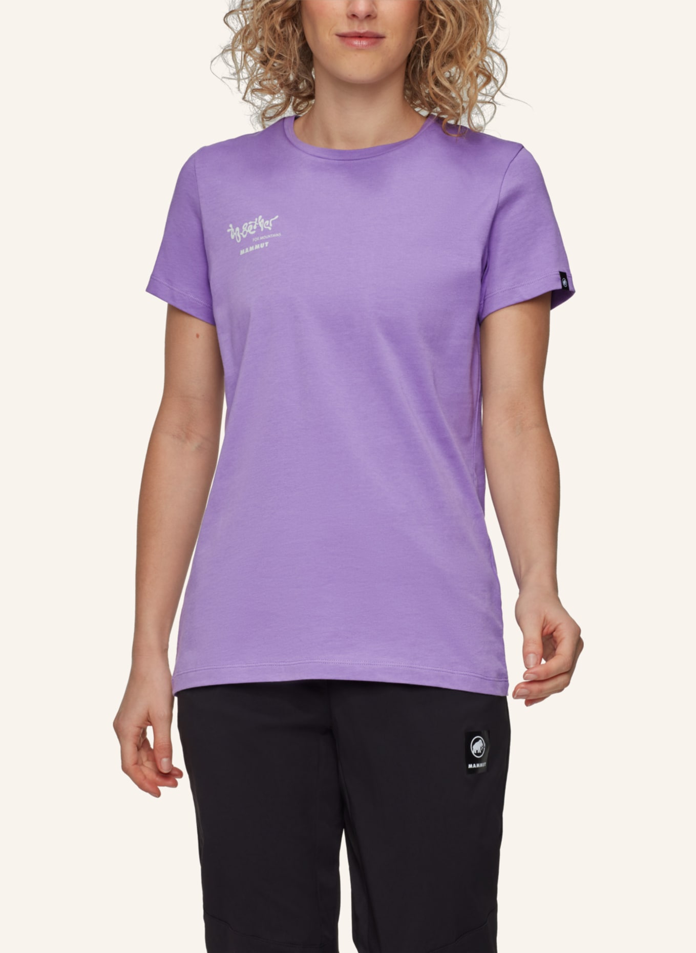 MAMMUT T-Shirt MASSONE TOGETHER: LILA