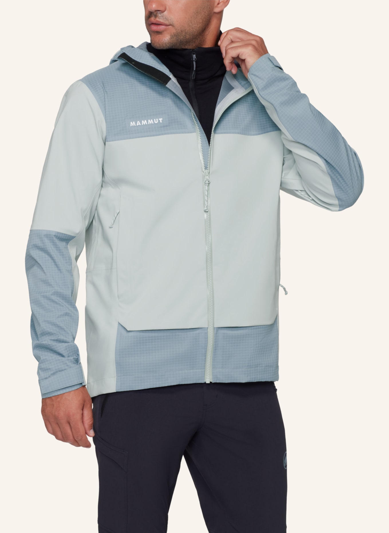 MAMMUT Hardshell-Jacke DUCAN GUIDE HS HOODED: GRÜN