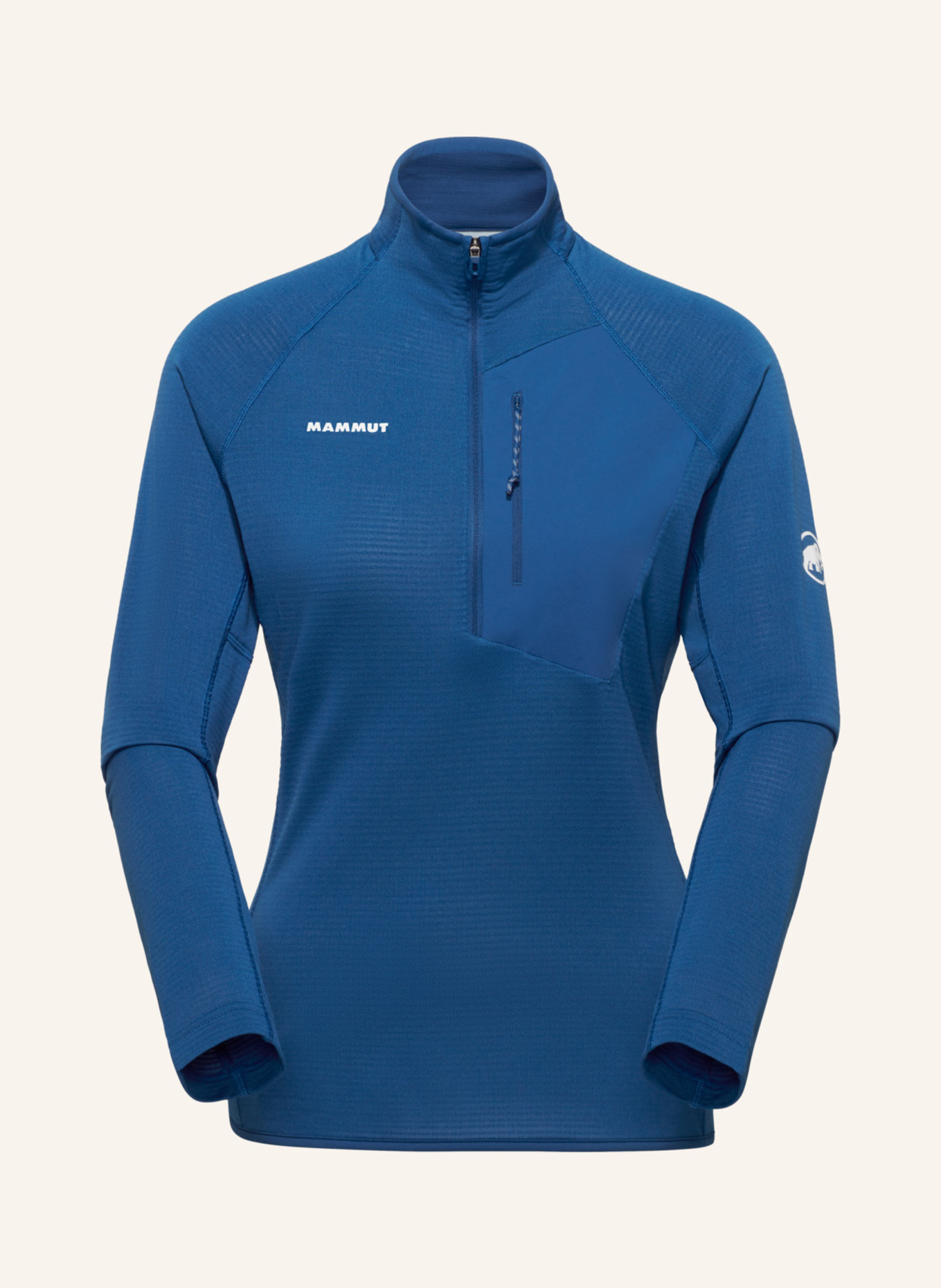 MAMMUT Midlayerpullover AENERGY LIGHT ML HALF ZIP PULL: BLAU