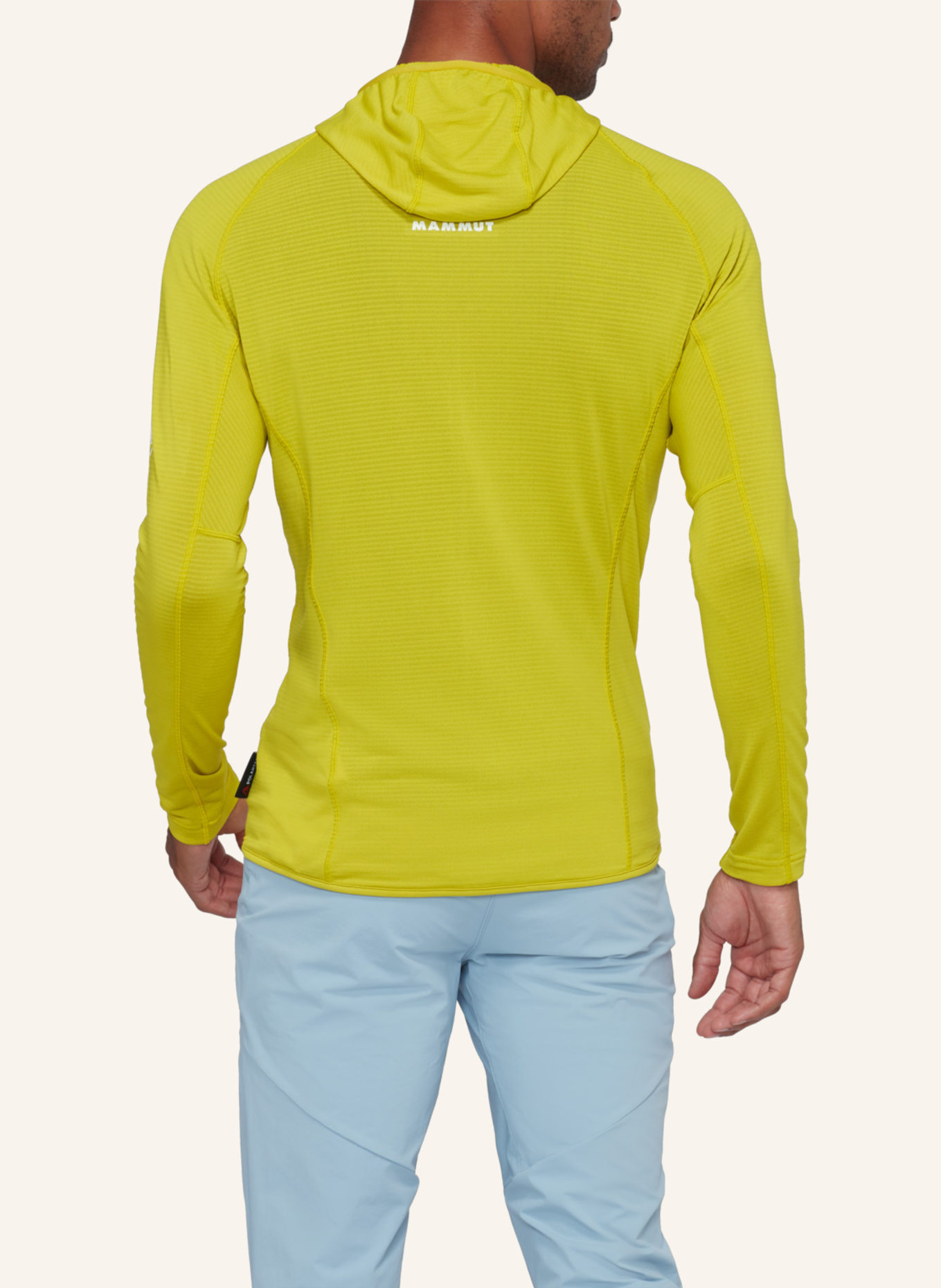 MAMMUT Midlayer AENERGY LIGHT HOODED: GELB