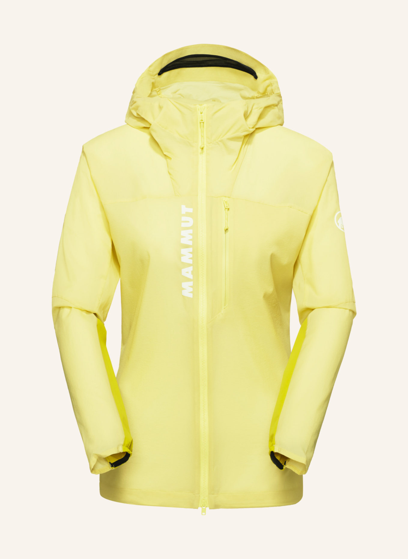 MAMMUT Aenergy WB Hooded Jacket Women: GELB