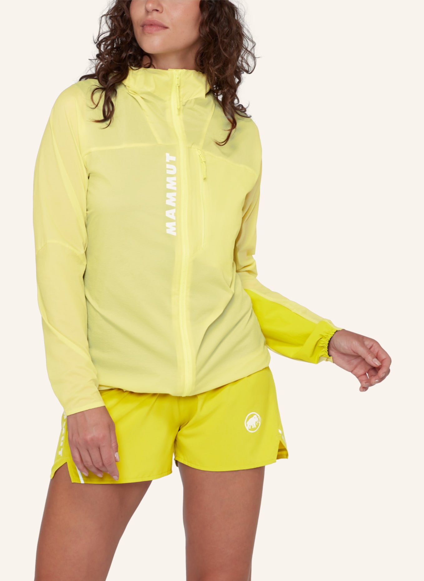 MAMMUT Aenergy WB Hooded Jacket Women: GELB