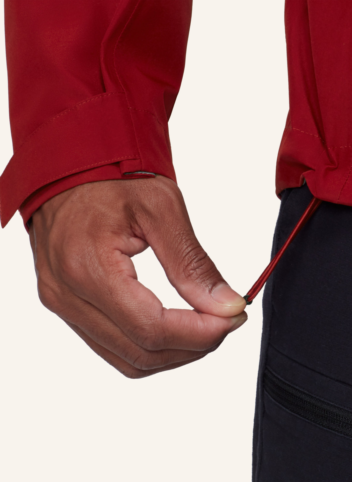 MAMMUT Hardshelljacke CRATER LIGHT HS HOODED: ROT