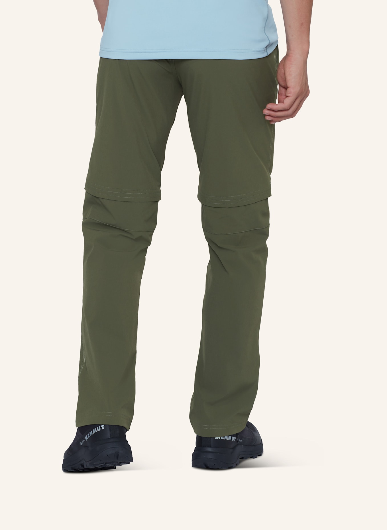 MAMMUT Wanderhose HIKING V ZIP OFF: GRÜN