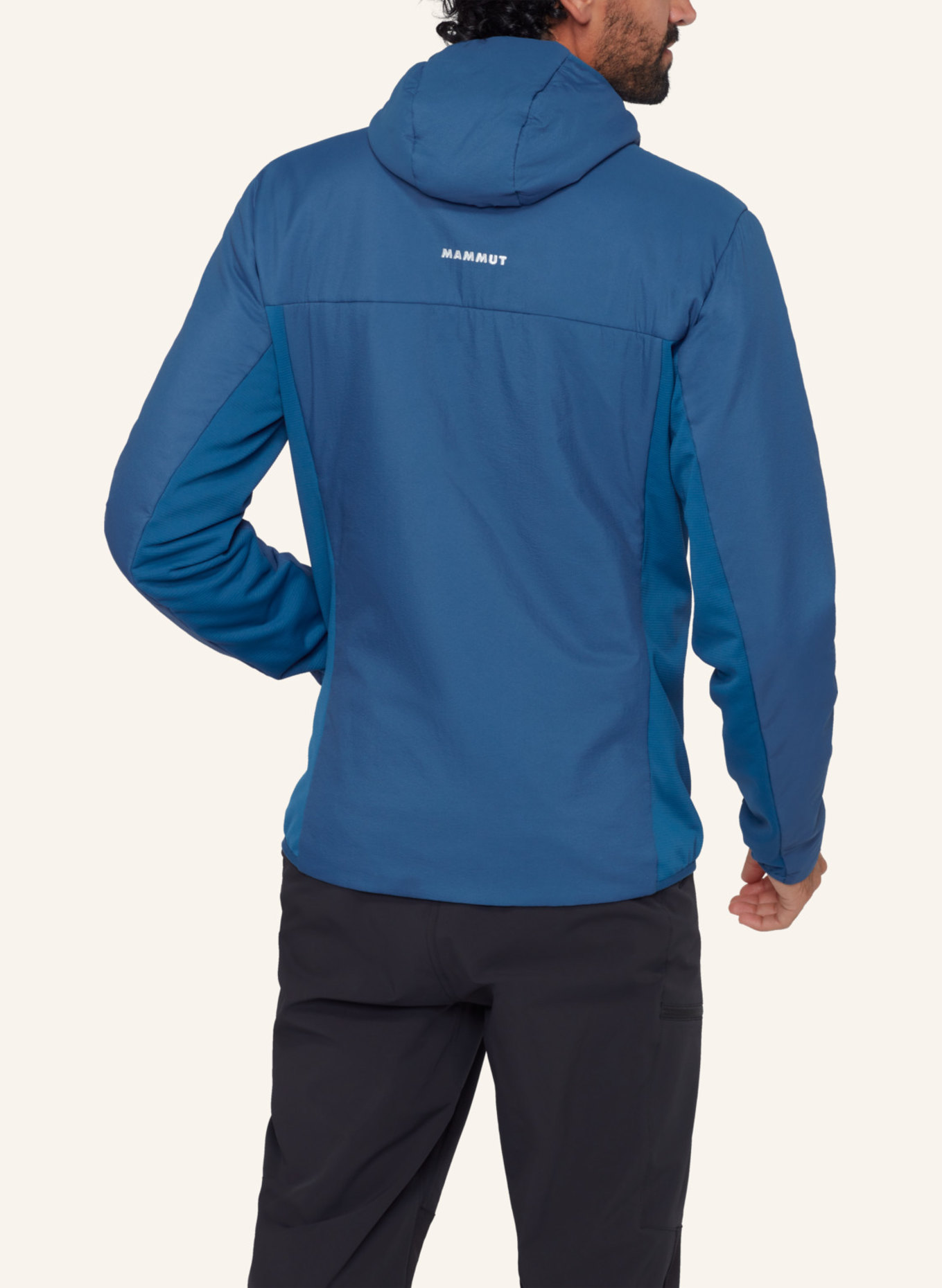 MAMMUT Hybridjacke RIME LIGHT IN HYBRID mit Kapuze: BLAU