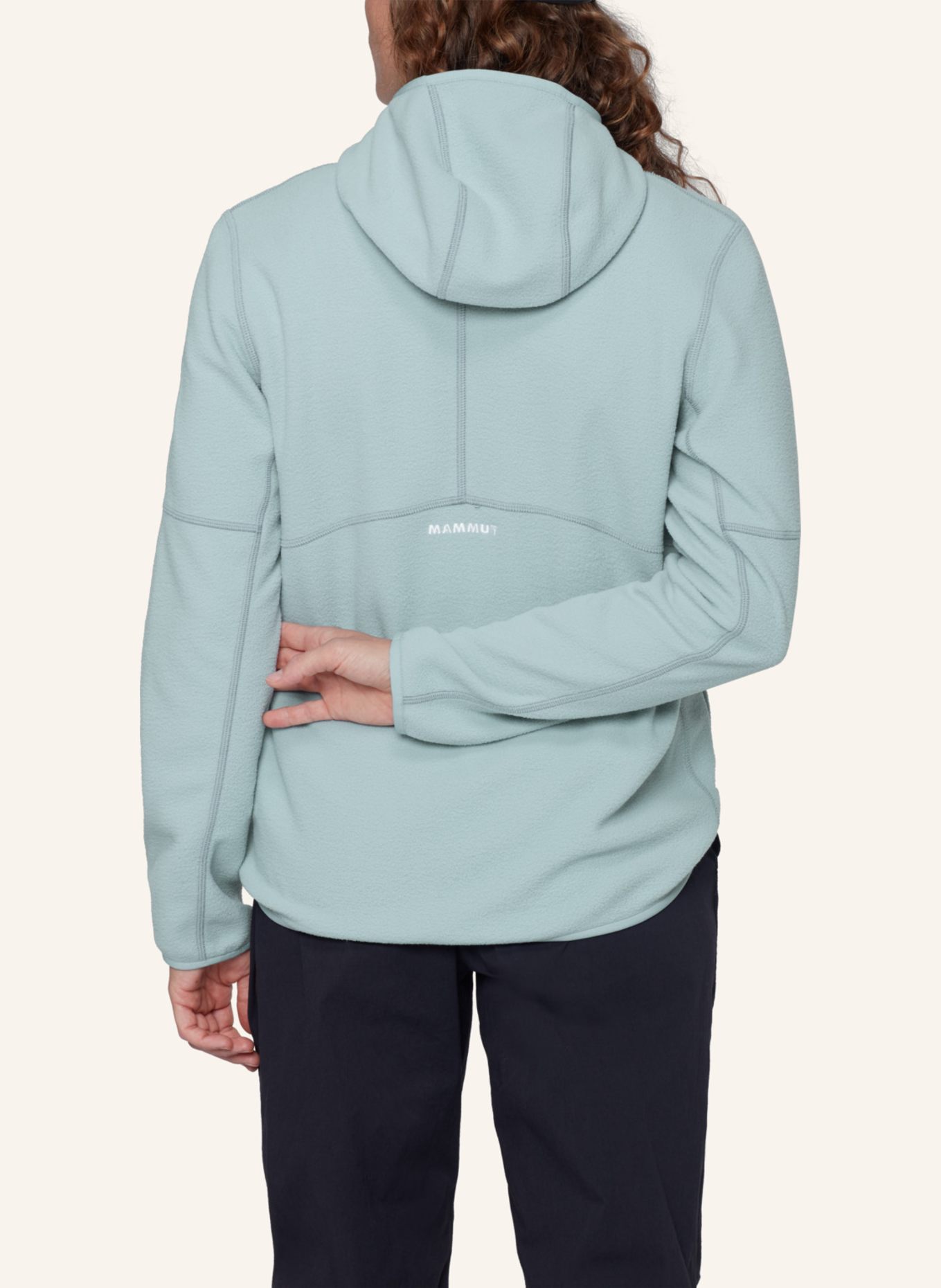 MAMMUT Fleecejacke TAMARO ML HOODED: BLAU
