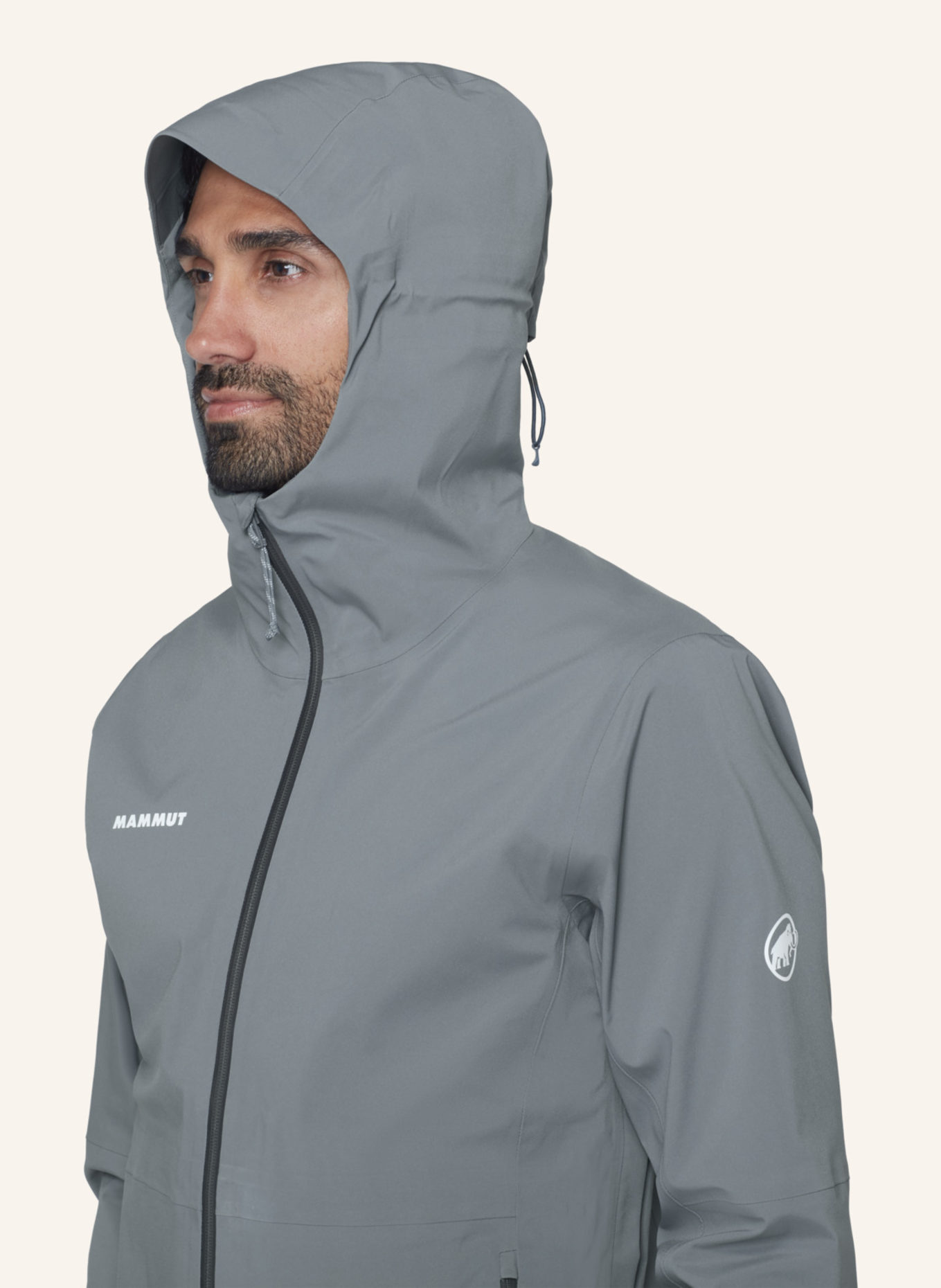 MAMMUT Hardshell-Jacke LINARD GUIDE HS: GRAU