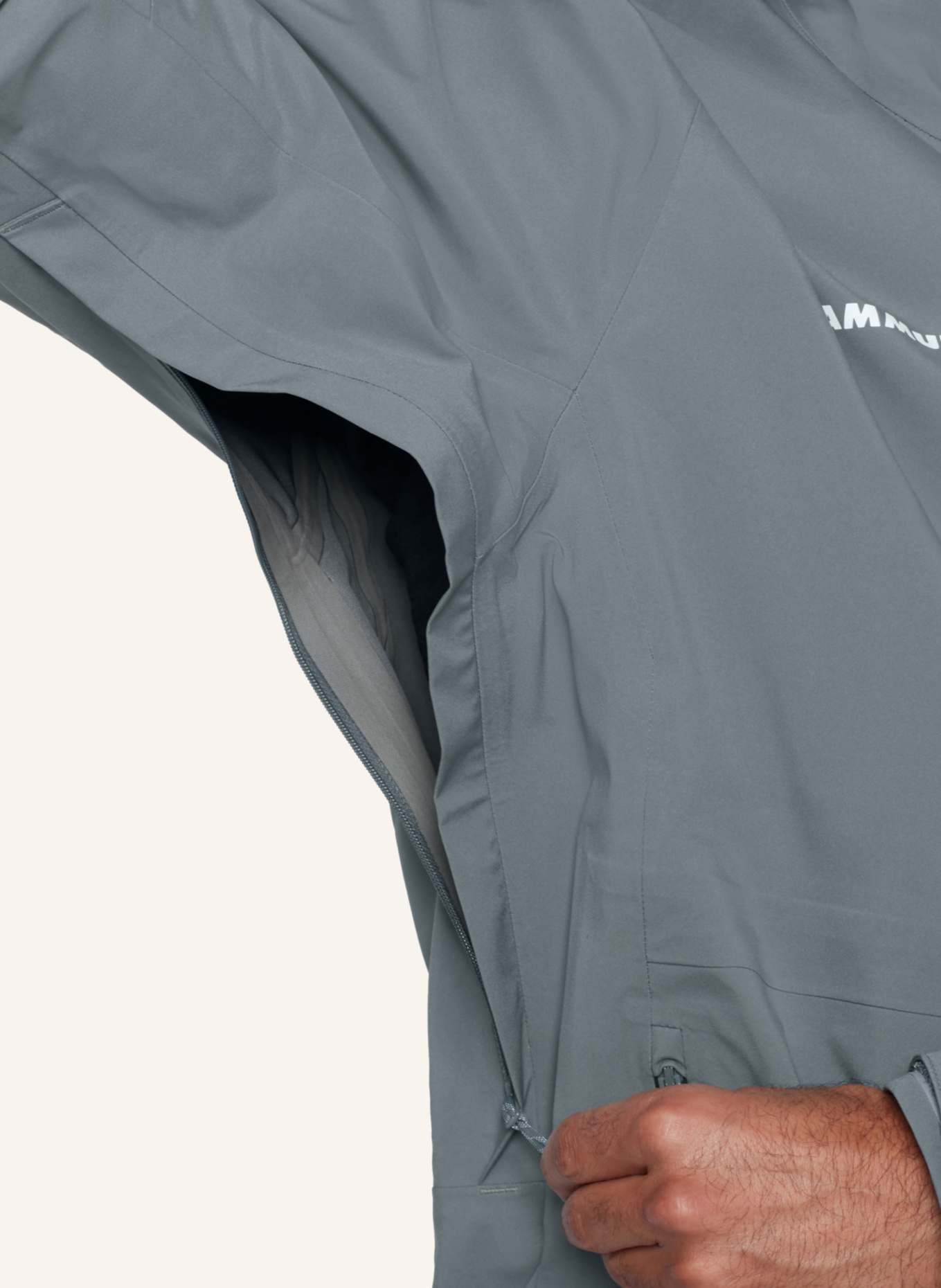 MAMMUT Hardshell-Jacke LINARD GUIDE HS: GRAU
