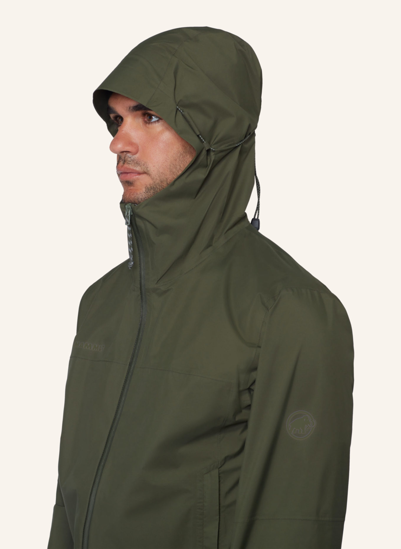 MAMMUT Ducan HS Hooded Jacket Men: GRÜN